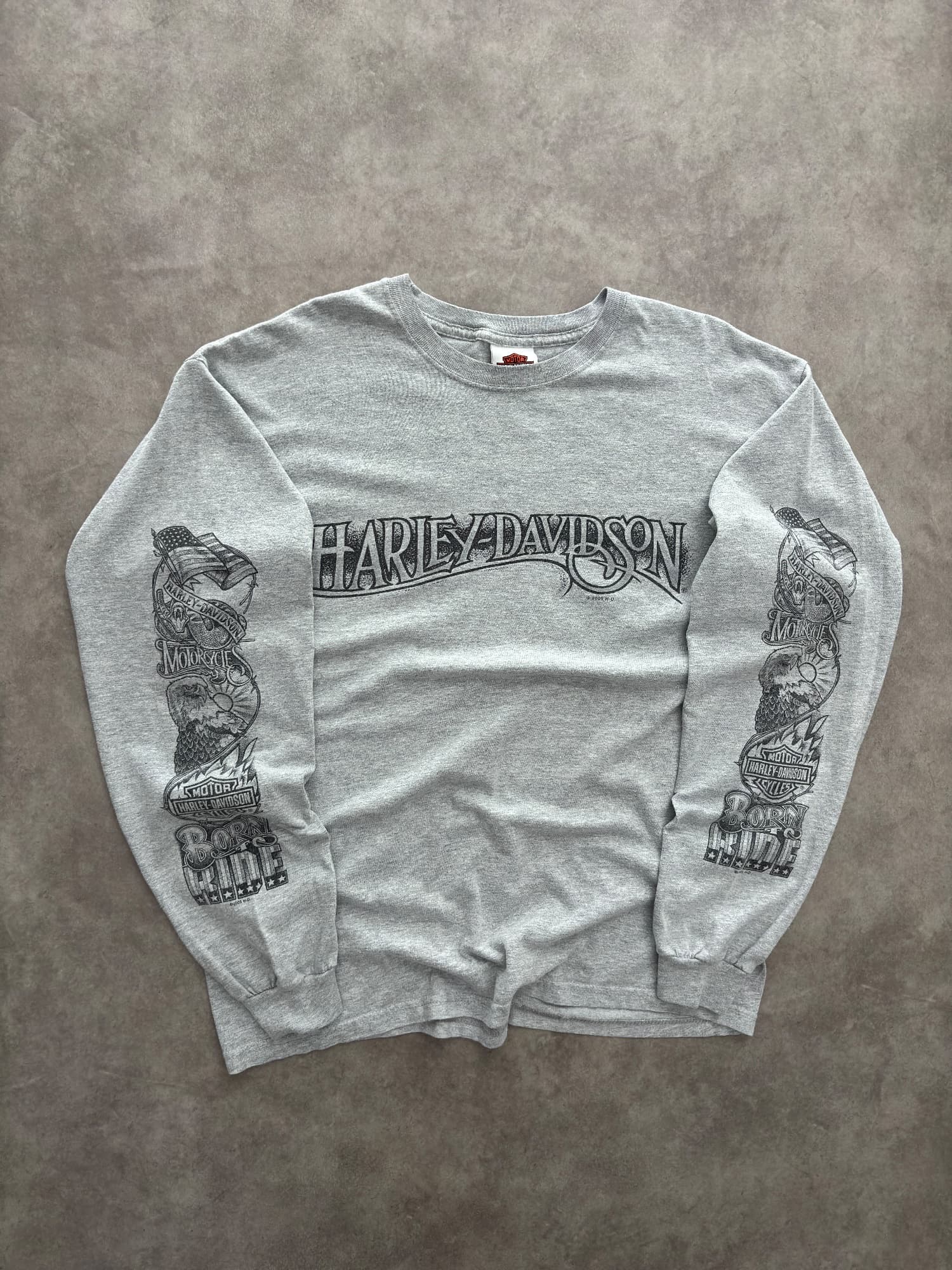 Harley Davidson Longsleeve Vintage Harley Davidson - Excellent - L - Fabricsonder