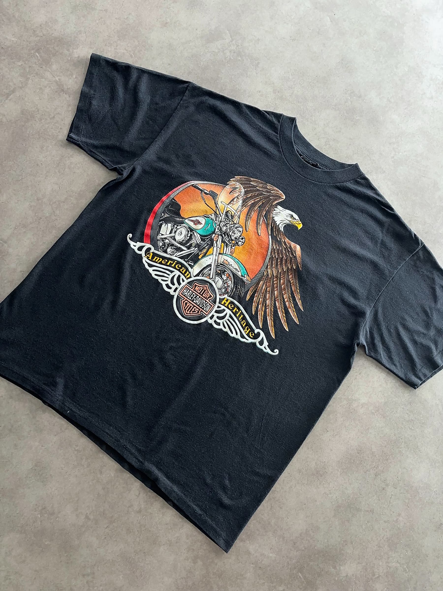 Harley Davidson Vintage T Shirt Single Stitch - foto 3 - Fabricsonder