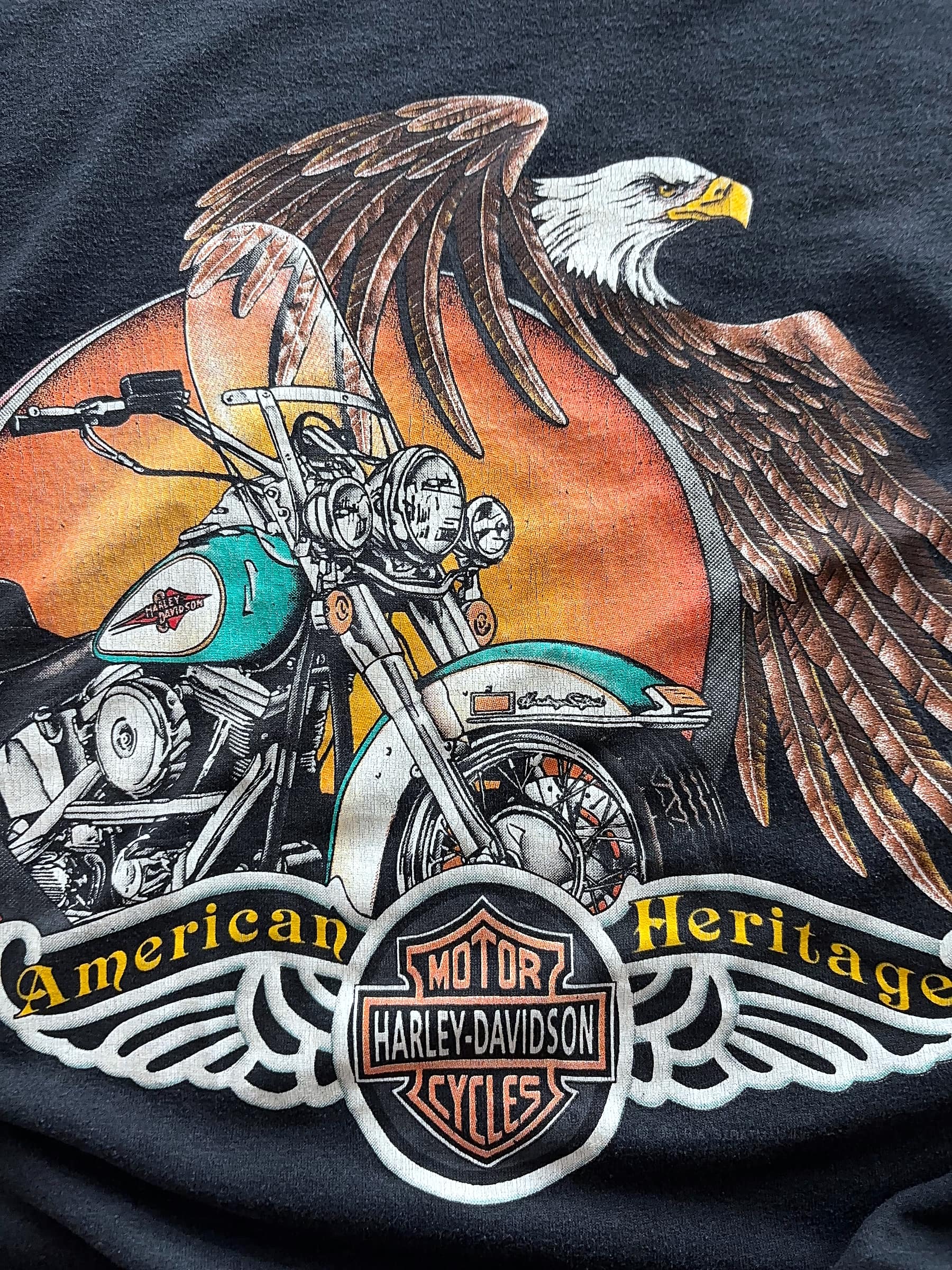 Harley Davidson Vintage T Shirt Single Stitch - foto 4 - Fabricsonder
