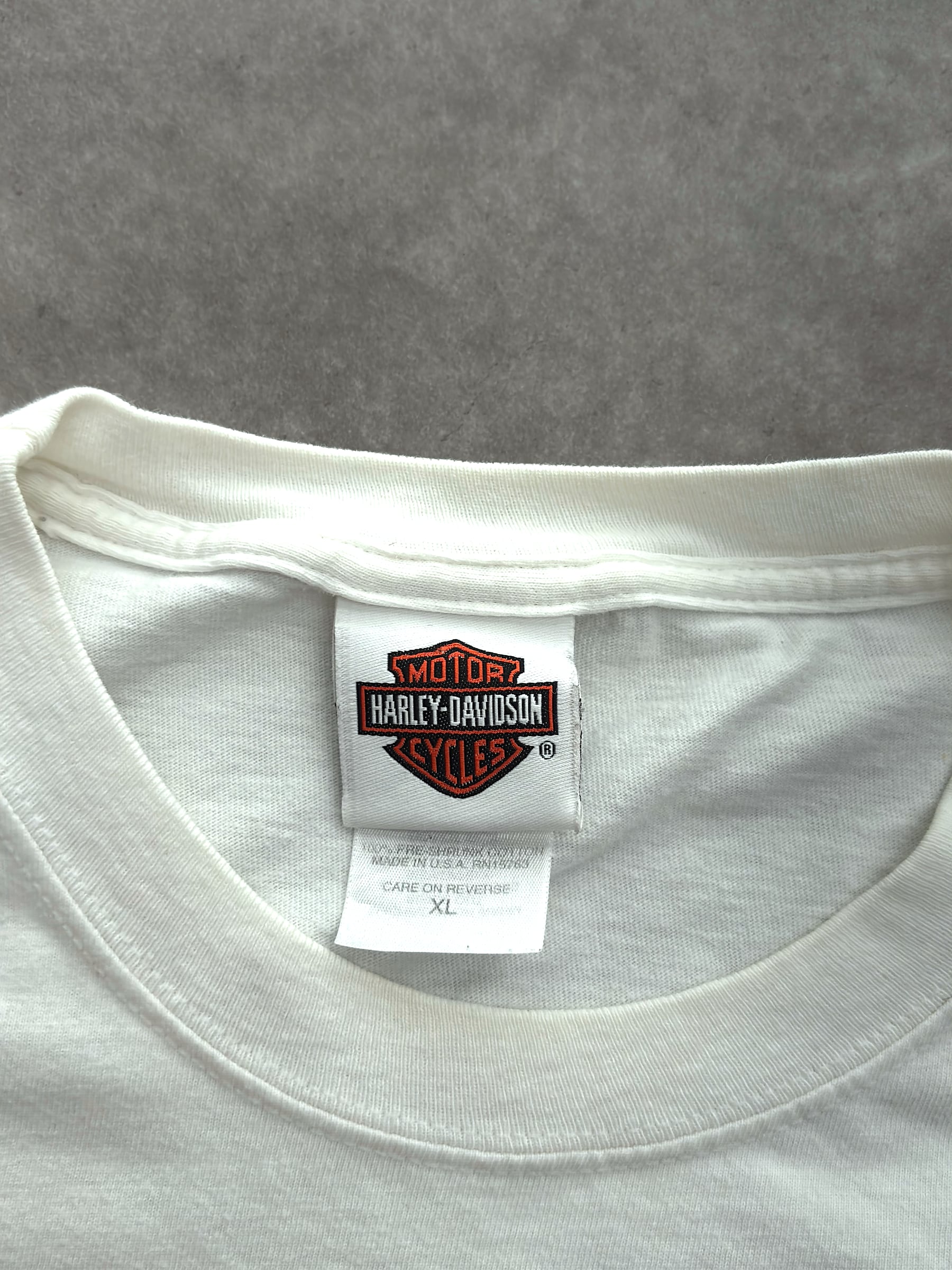 Harley Davidson Vintage Harley Davidson Longsleeve T-Shirt Made In USA - foto 5 - Fabricsonder