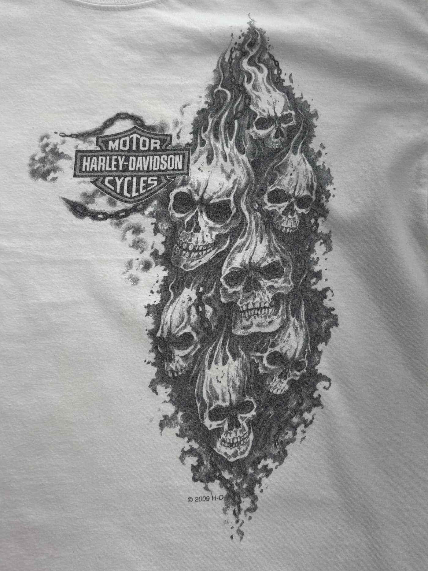 Harley Davidson Vintage Harley Davidson Longsleeve T-Shirt Made In USA - view 6 - Fabricsonder