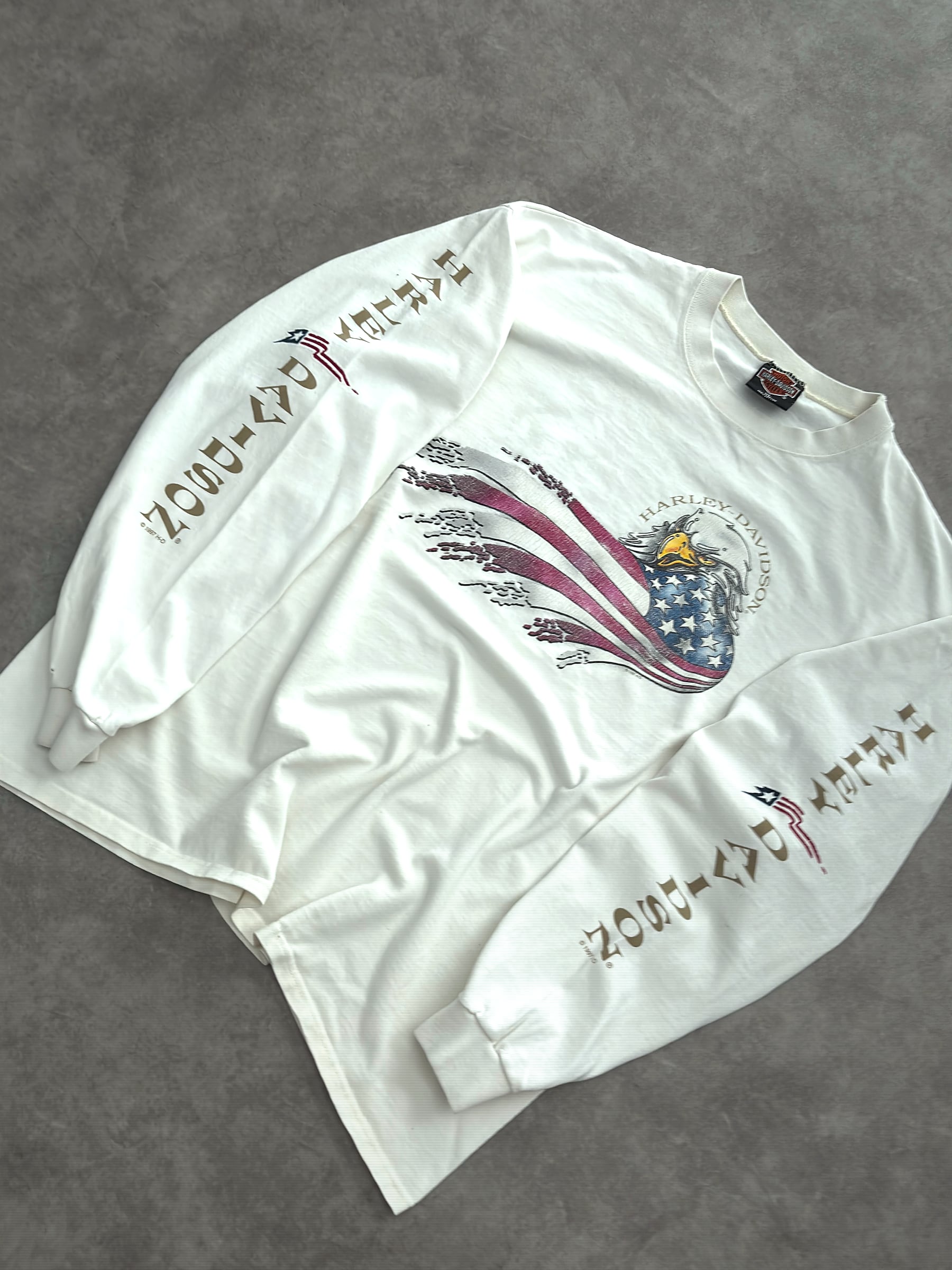 Harley Davidson Vintage Harley Davidson Longsleeve T-shirt - foto 3 - Fabricsonder
