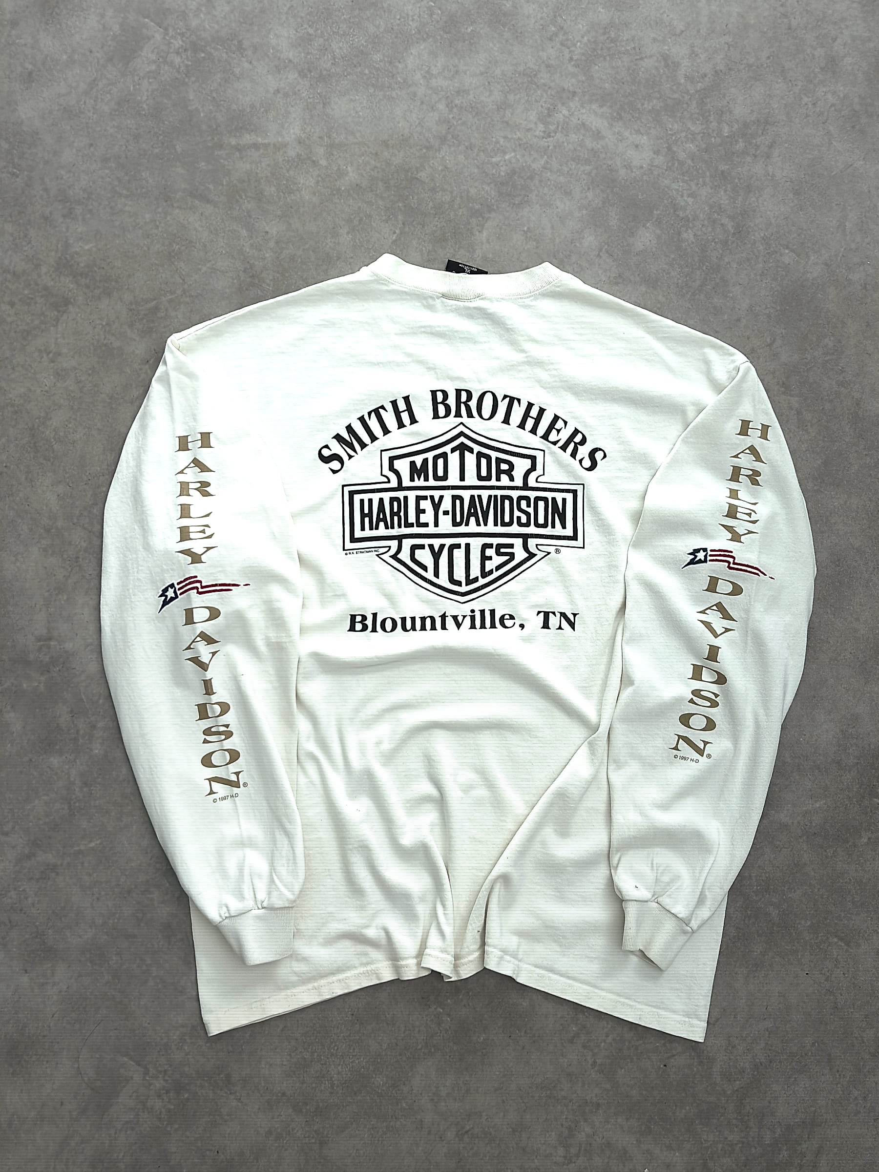 Harley Davidson Vintage Harley Davidson Longsleeve T-shirt - foto 4 - Fabricsonder