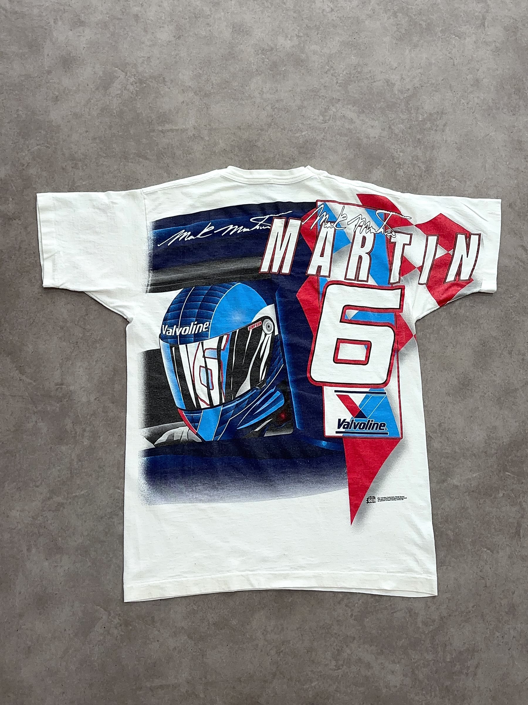 Chase Authentics Vintage Nascar T Shirt Full Print 90s Single Stitch Made In USA - foto 3 - Fabricsonder
