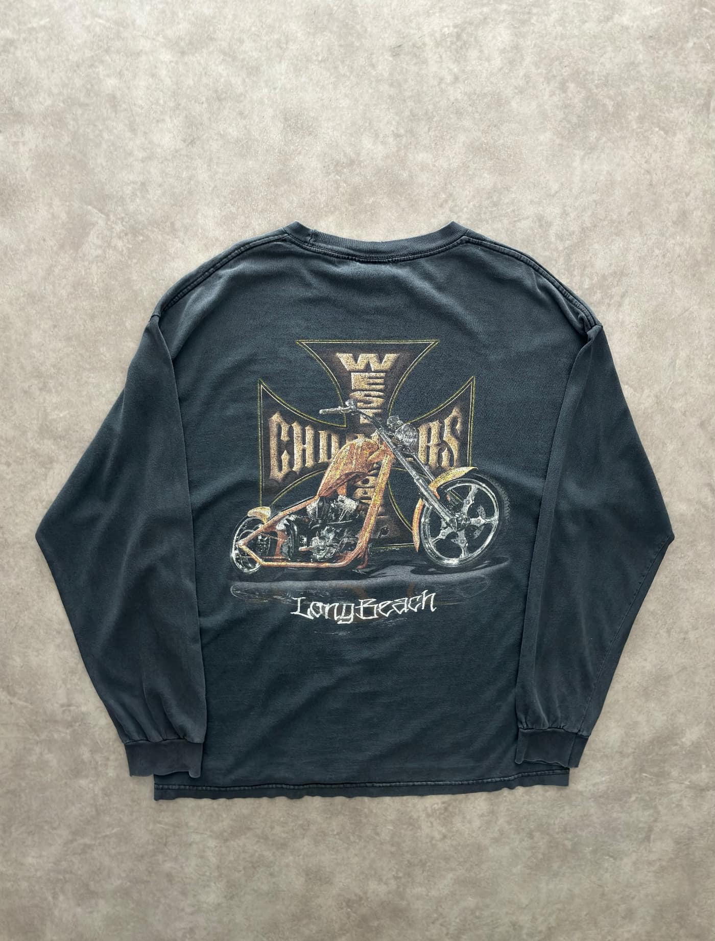 Choppers Vintage West Coast Choppers Longsleeve Sunfaded - foto 2 - Fabricsonder