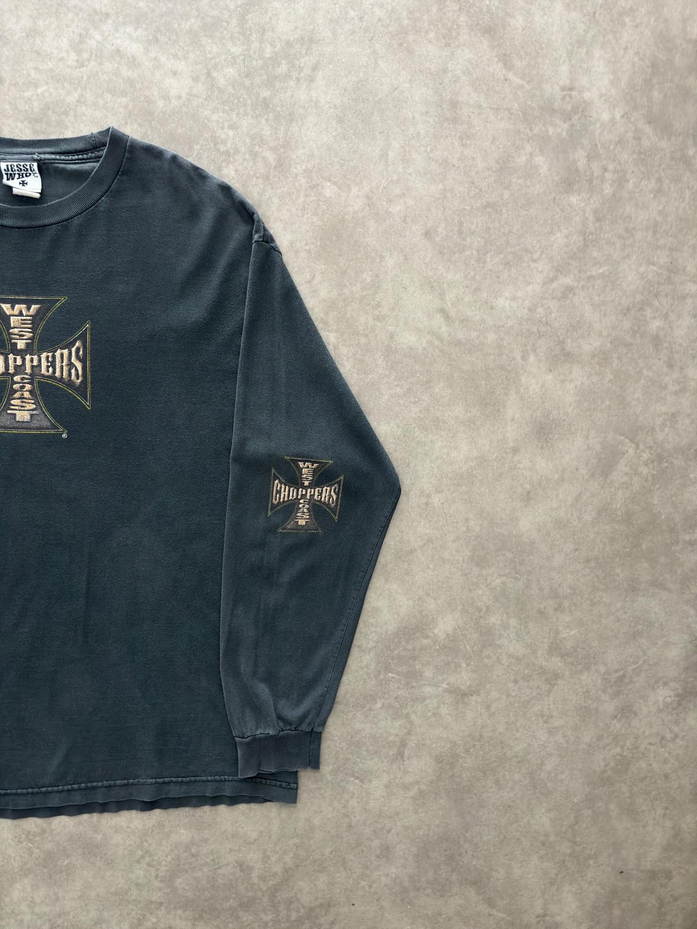 Choppers Vintage West Coast Choppers Longsleeve Sunfaded - foto 3 - Fabricsonder
