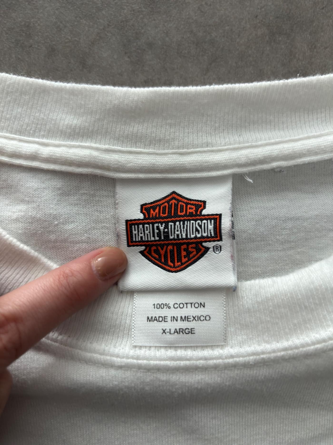 Harley Davidson Vintage Harley Davidson Longsleeve Flames - foto 5 - Fabricsonder