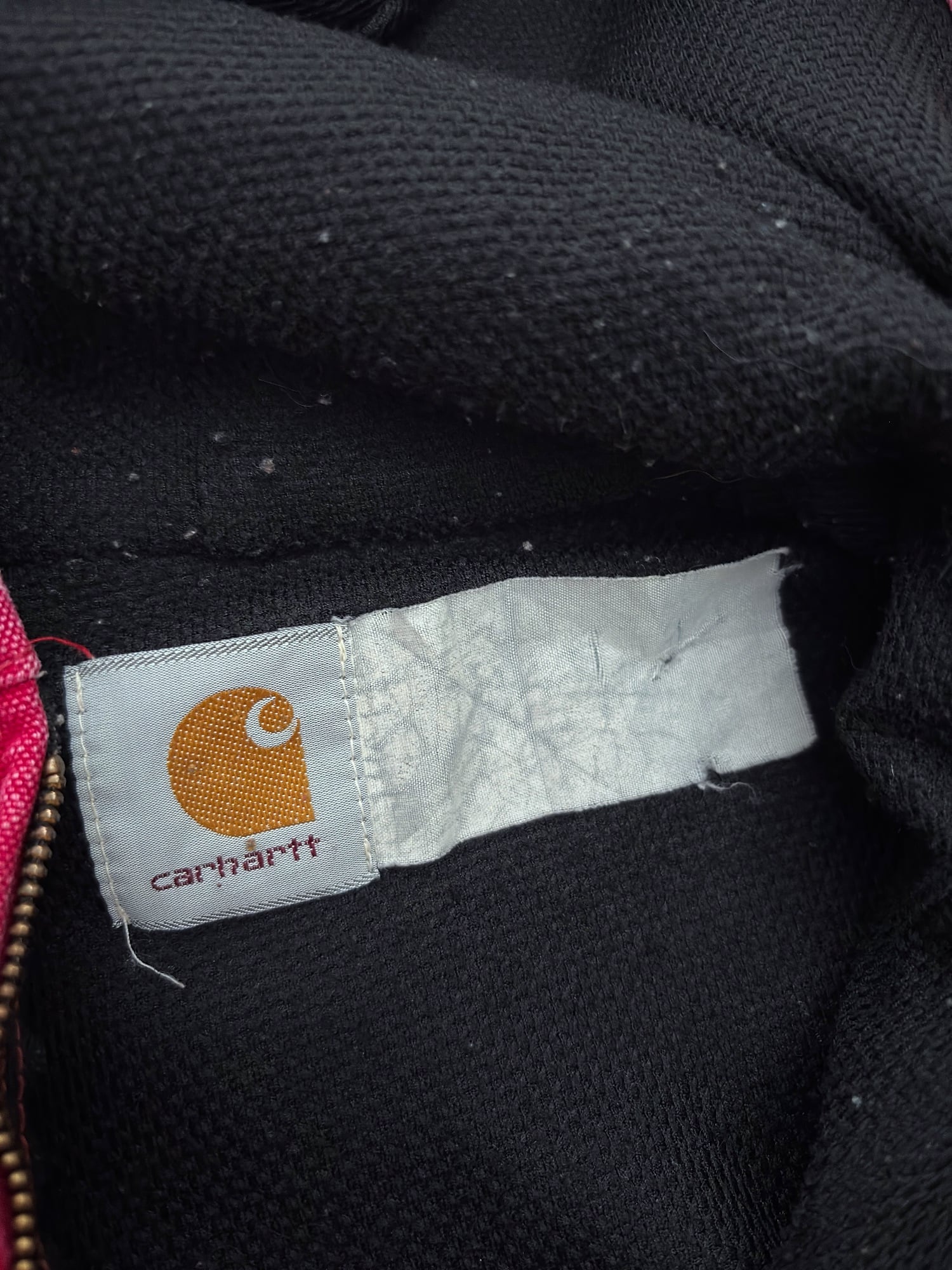 Carhartt Carhartt Active Jacket Vintage Sunfaded Red 90s Made In Usa - foto 5 - Fabricsonder