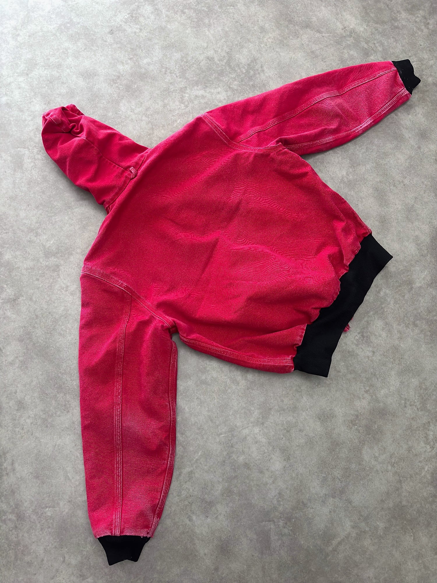 Carhartt Carhartt Active Jacket Vintage Sunfaded Red 90s Made In Usa - foto 4 - Fabricsonder