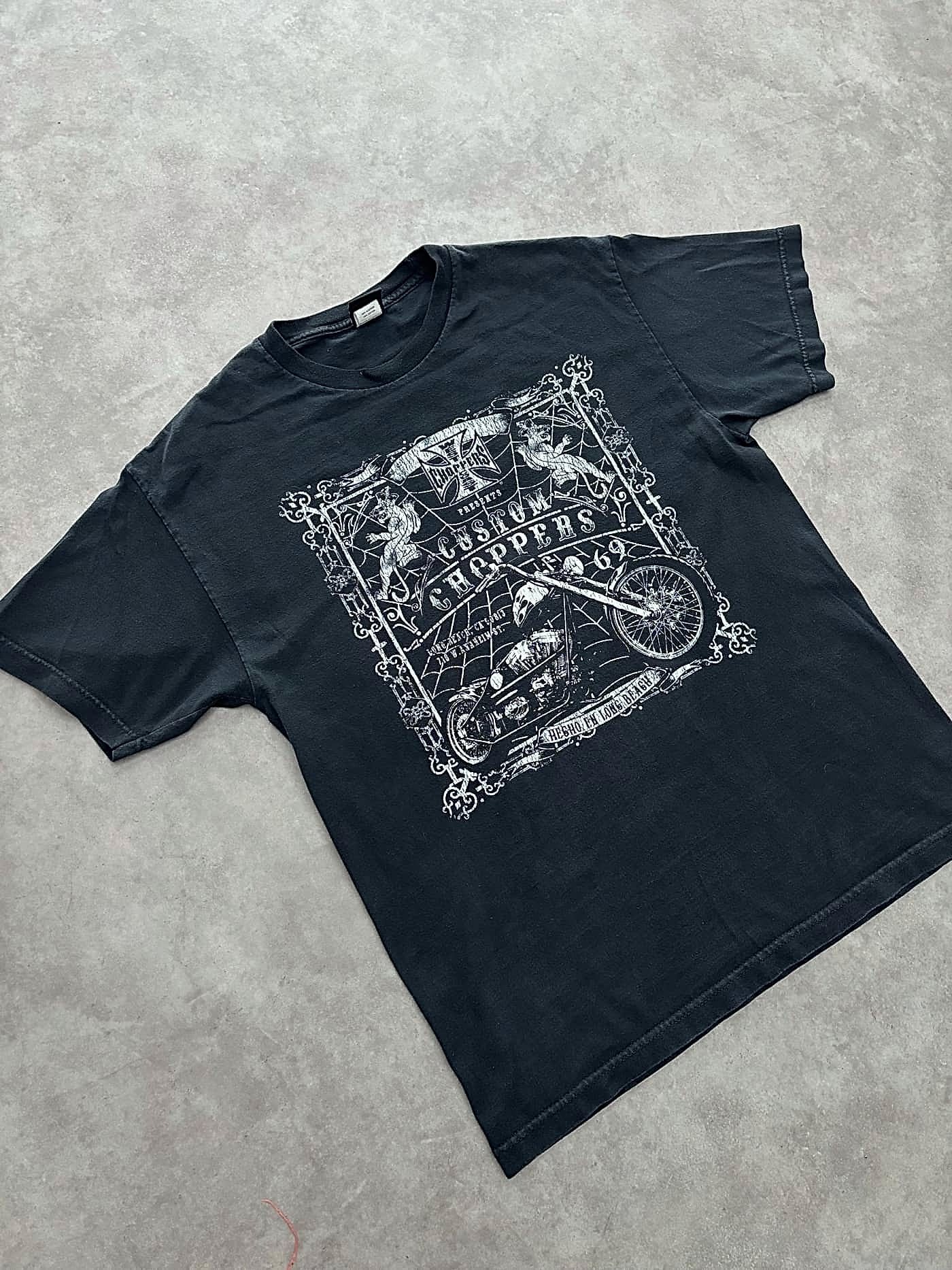 Choppers Vintage West Coast Choppers T Shirt - view 3 - Fabricsonder