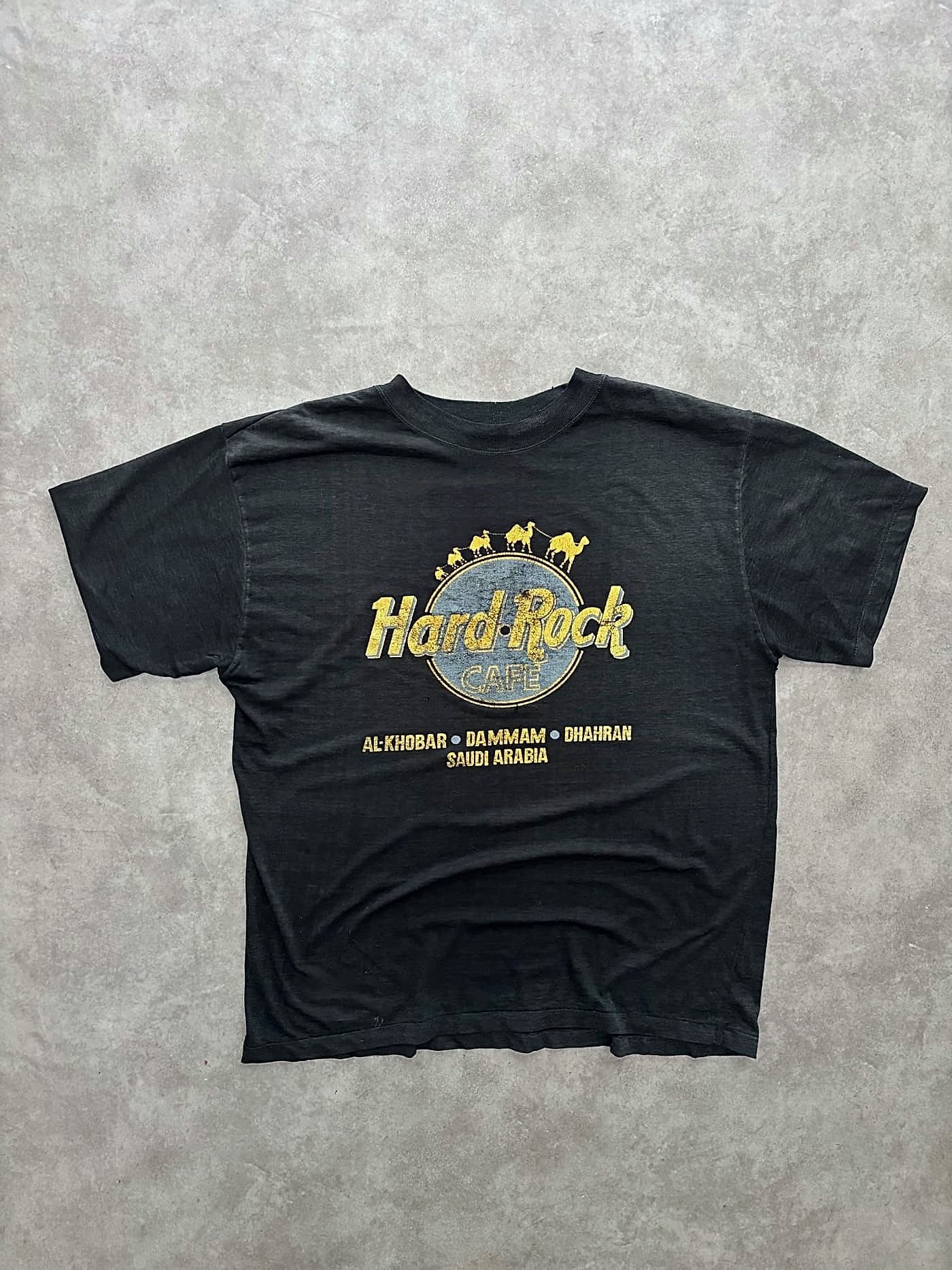 Hard Rock Vintage Hard Rock T Shirt Sunfaded Single Stitch - L - Fabricsonder