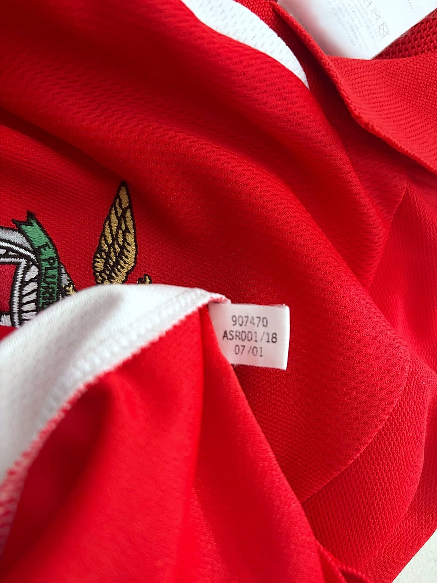 Adidas Vintage Adidas Benfica Home Shirt 2001-2 - foto 9 - Fabricsonder