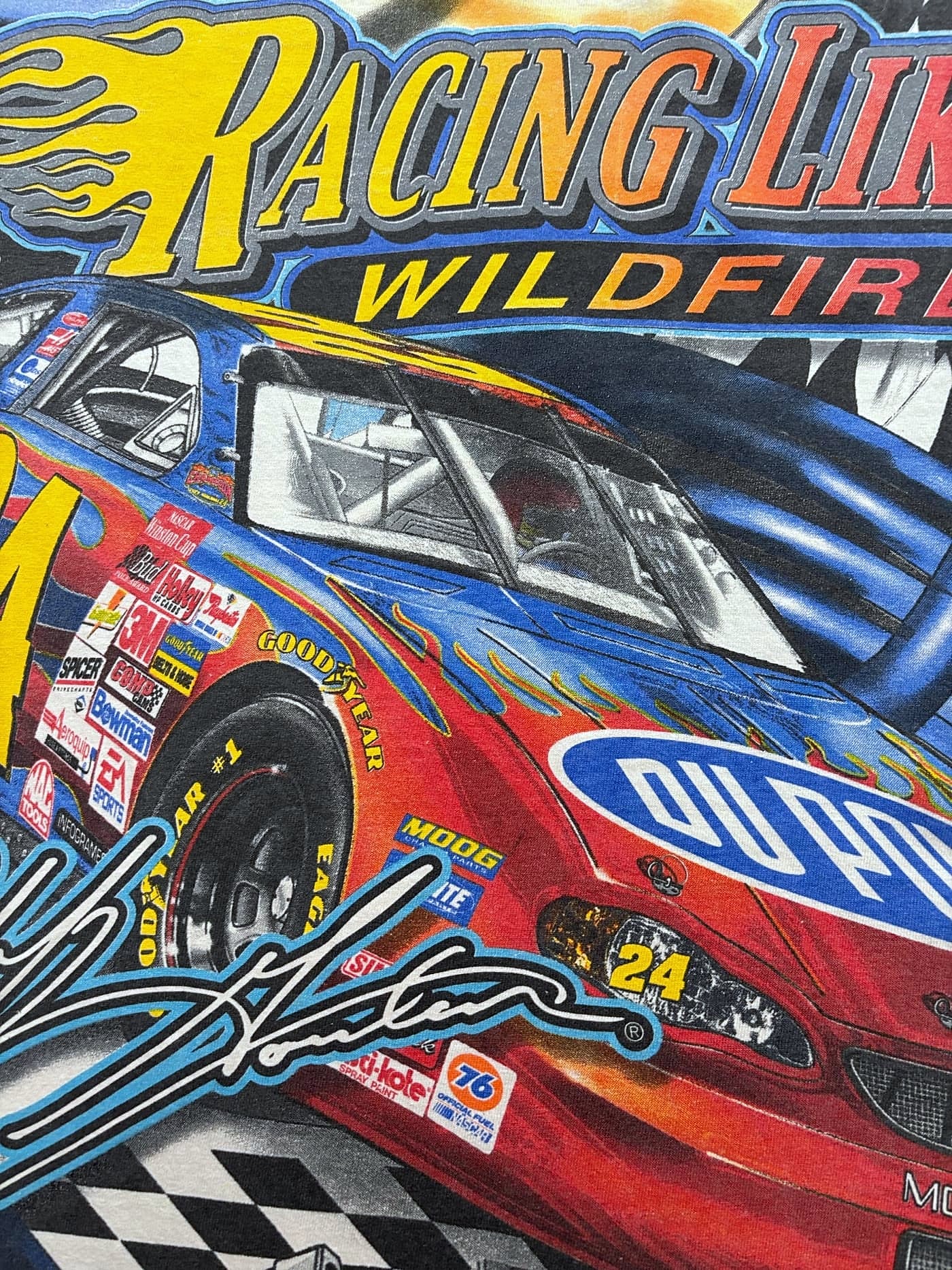 Chase Authentics Vintage Nascar T Shirt 2002 Made In Mexico - foto 5 - Fabricsonder