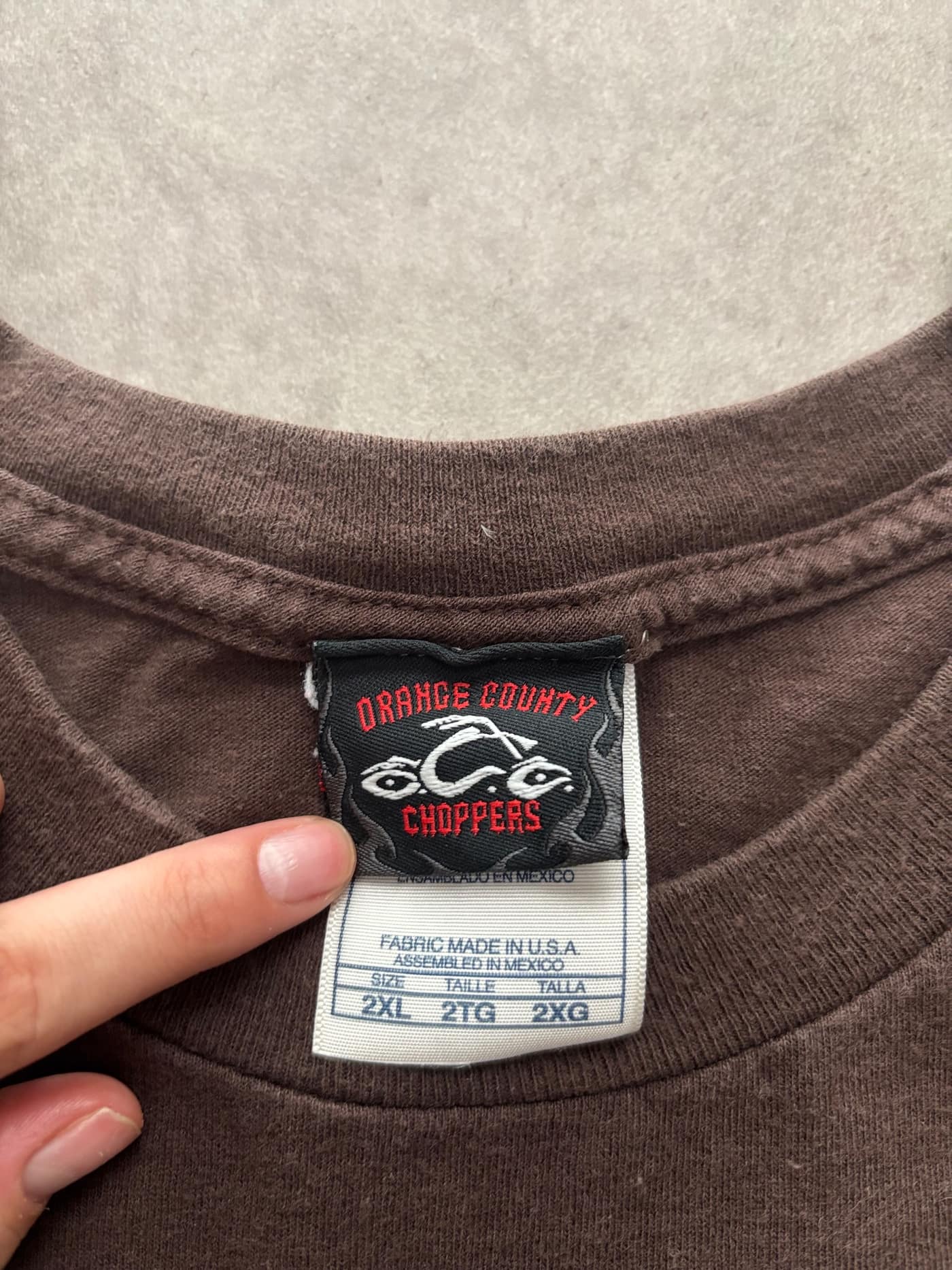 Orange County Choppers Vintage T Shirt Longsleeve - view 4 - Fabricsonder