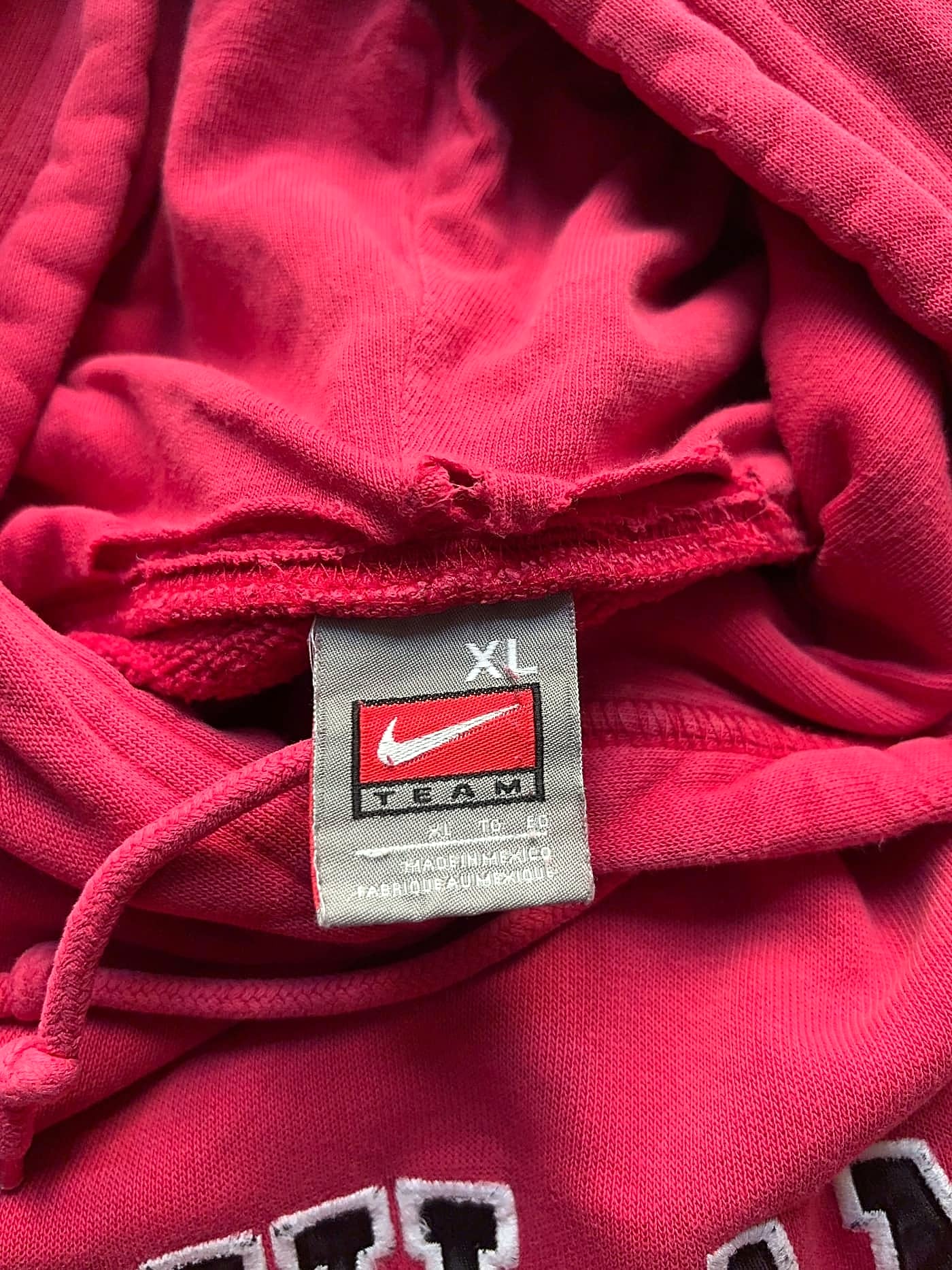 Nike Vintage Nike Team Hoodie Made In Mexico - foto 3 - Fabricsonder