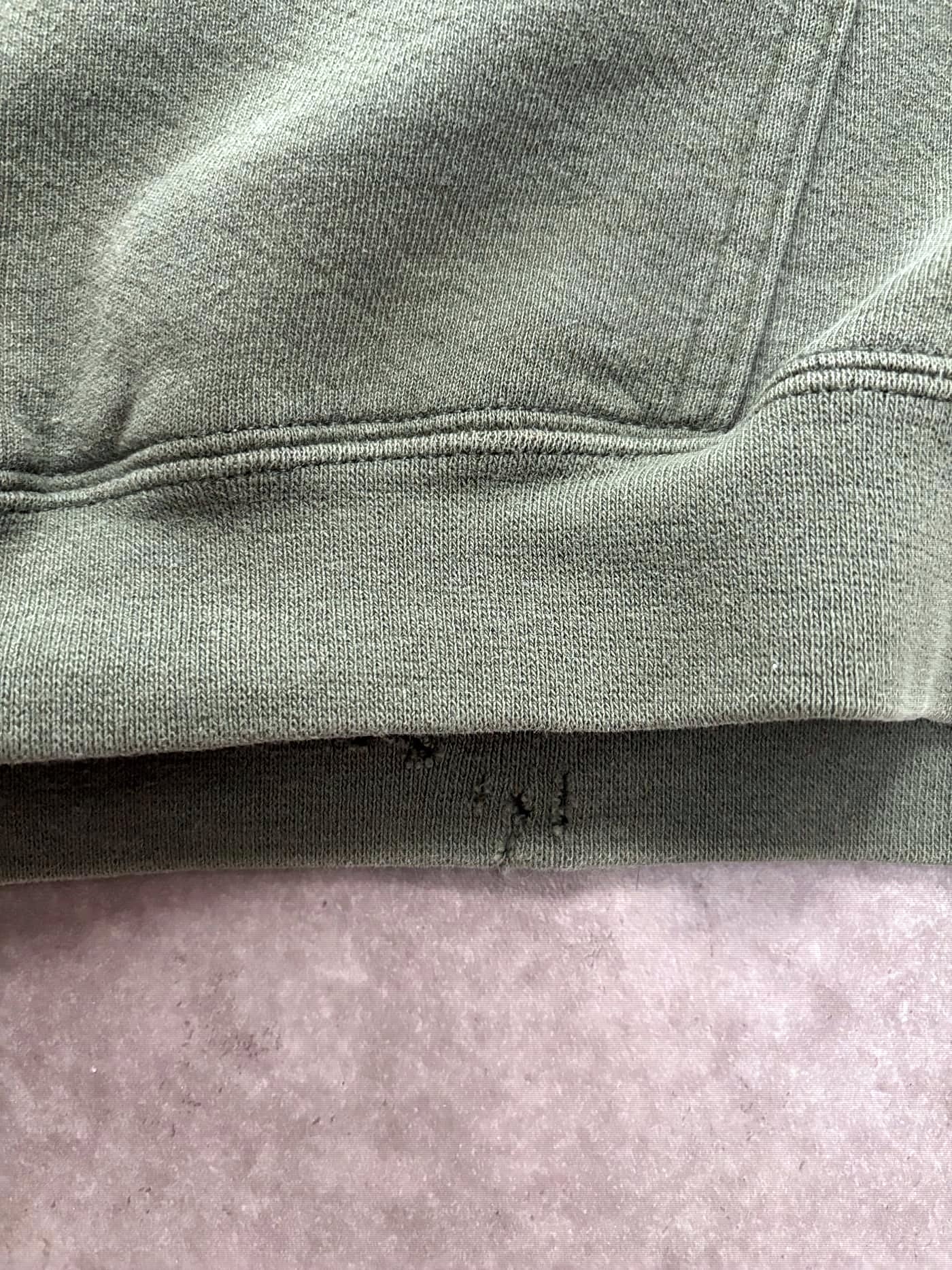 Nike Vintage Centre Swoosh Hoodie Sunfaded Olive Green - view 5 - Fabricsonder