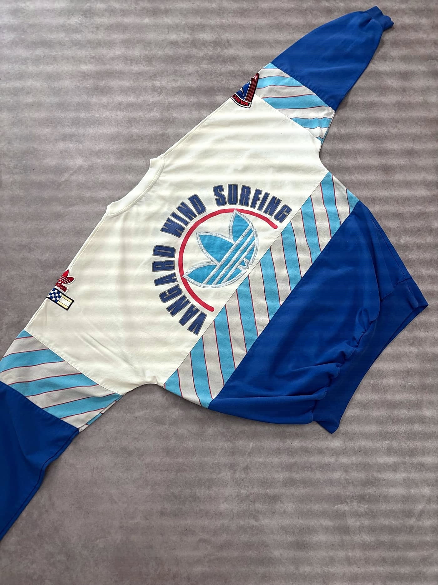 Adidas Vintage Rare 80s Vangard Wind Surfing - view 3 - Fabricsonder