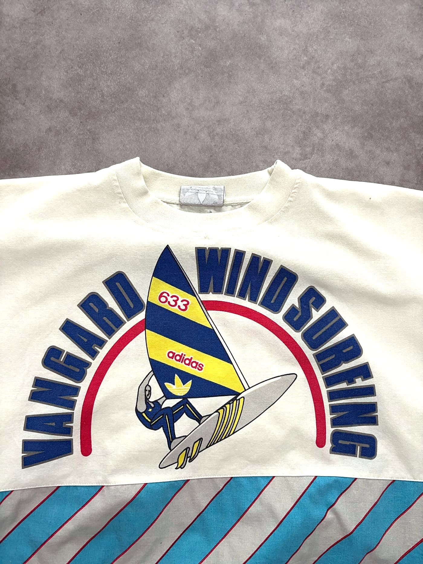 Adidas Vintage Rare 80s Vangard Wind Surfing - view 7 - Fabricsonder