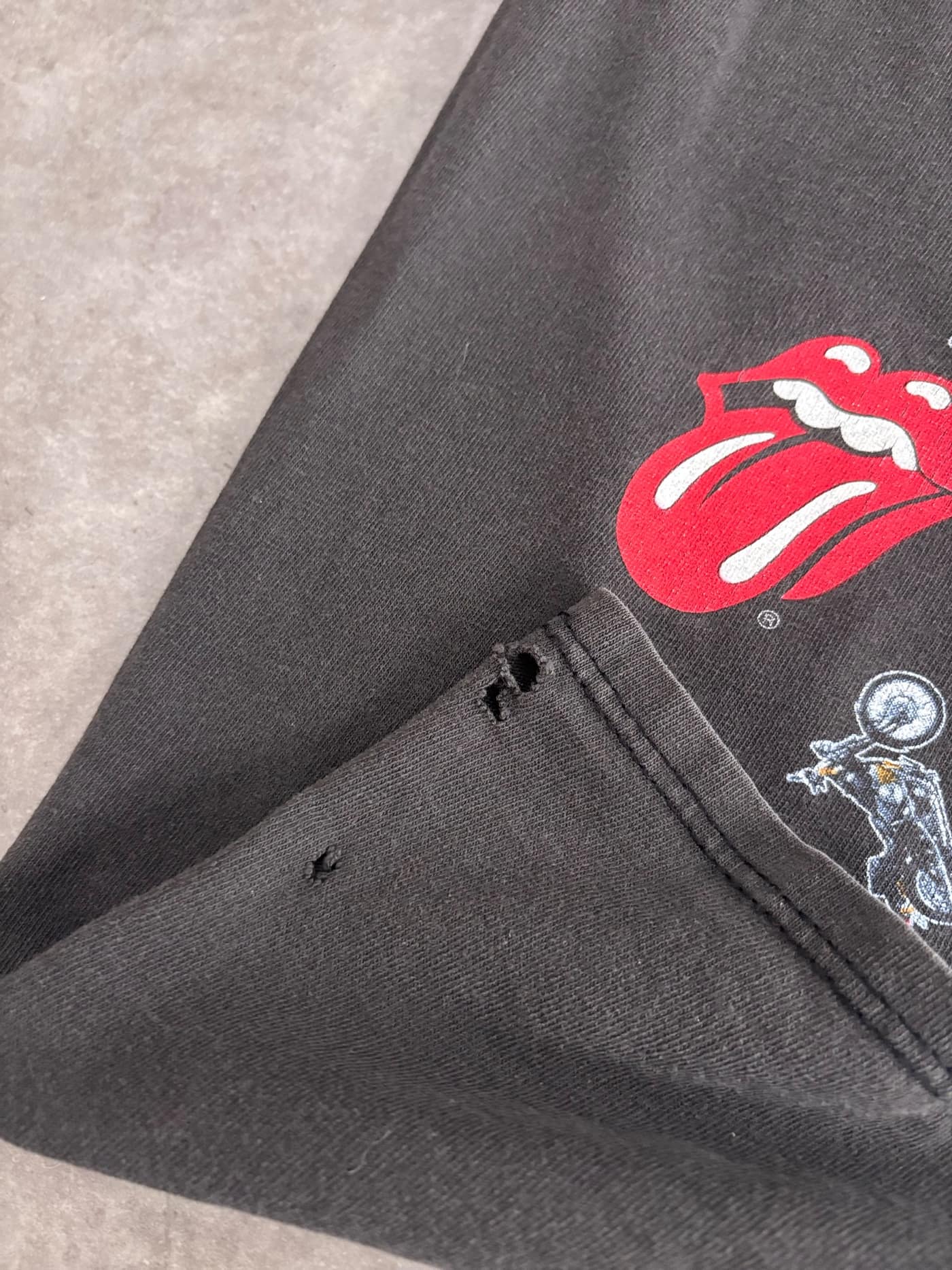Harley Davidson Vintage Longsleeve Sunfaded Rolling Stones - view 6 - Fabricsonder