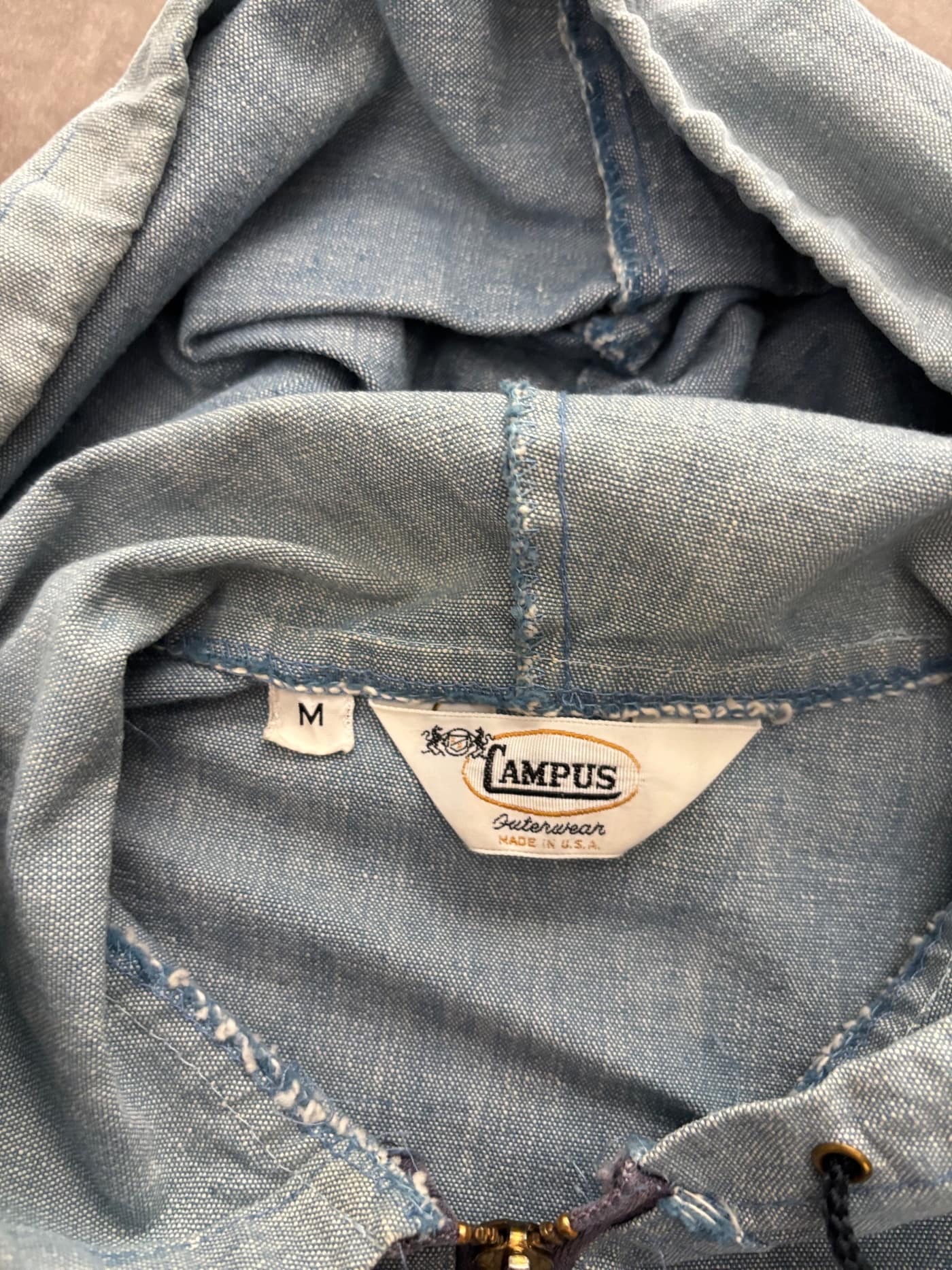 Campus Vintage 60s Jacket Talon Zip - view 4 - Fabricsonder