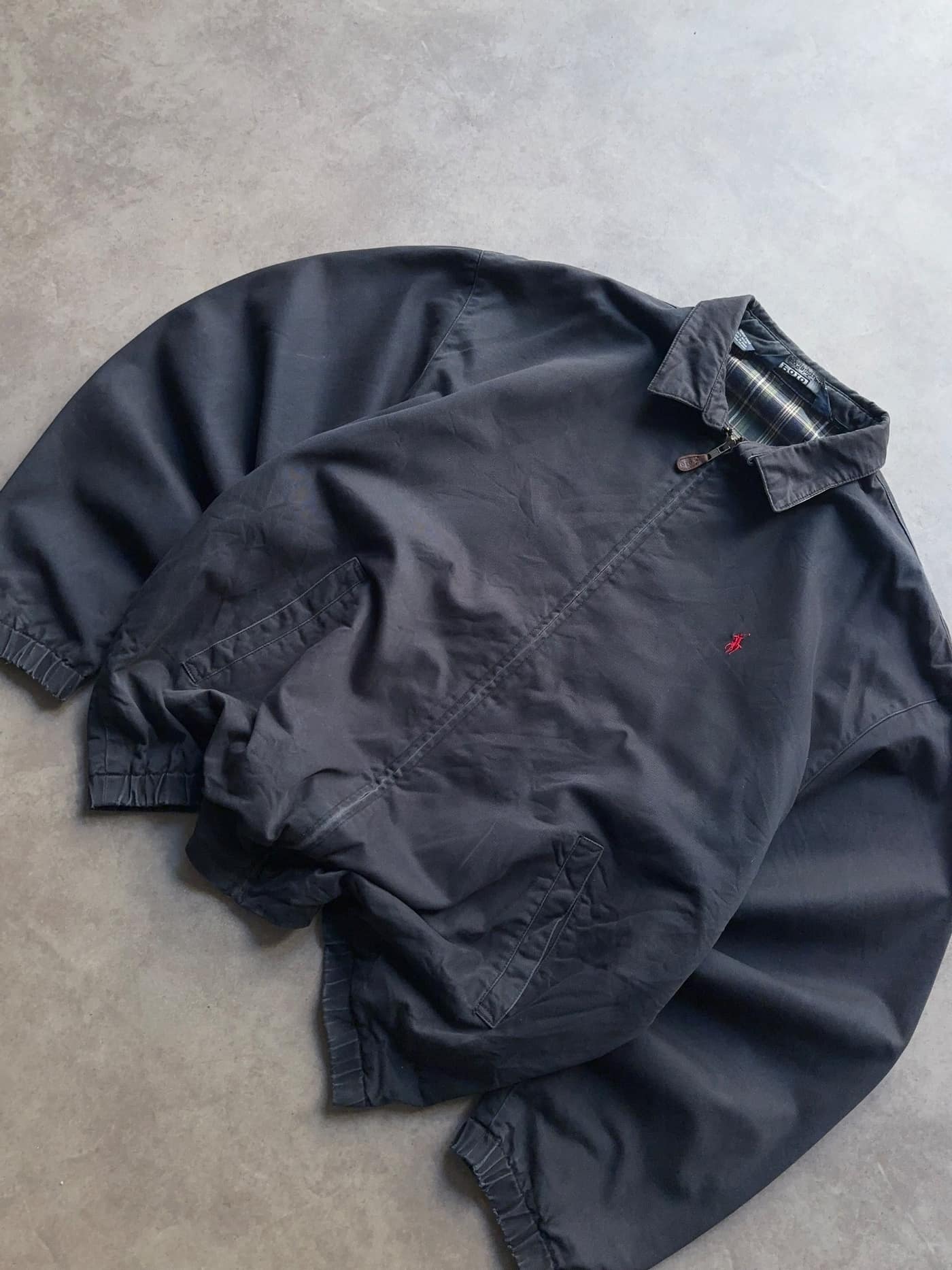 Ralph Lauren Vintage Harrington Jacket Black - view 3 - Fabricsonder