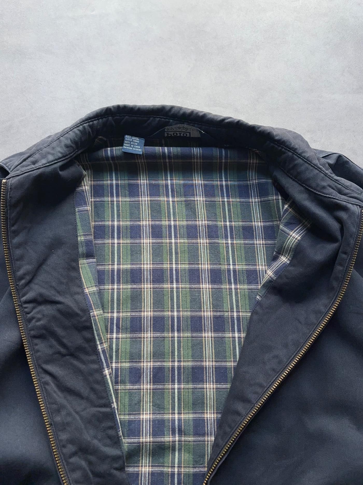 Ralph Lauren Vintage Harrington Jacket Black - view 6 - Fabricsonder