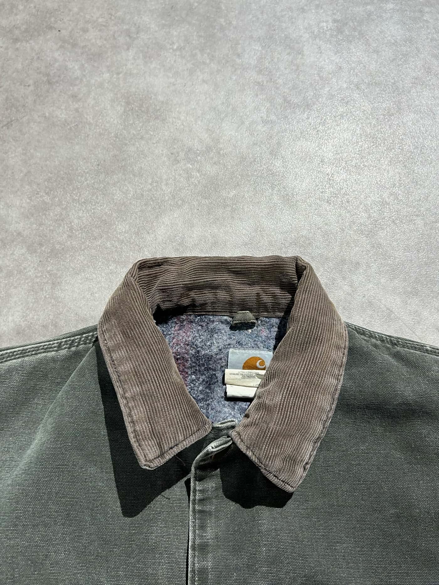 Carhartt Chore Jacket 90s Made In USA Mos Green - foto 3 - Fabricsonder