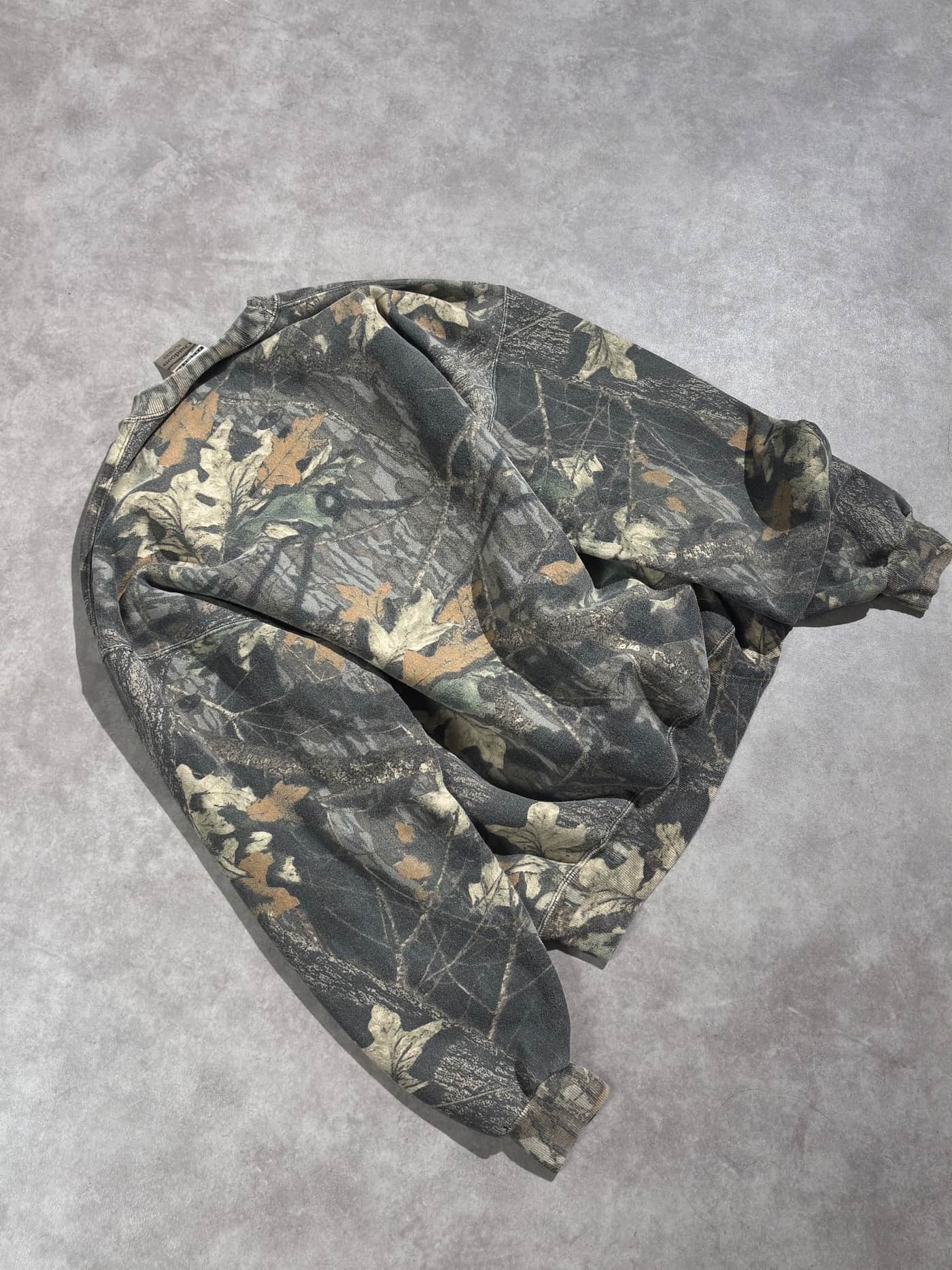 Jerzees Vintage Crewneck Jungle Print - view 2 - Fabricsonder