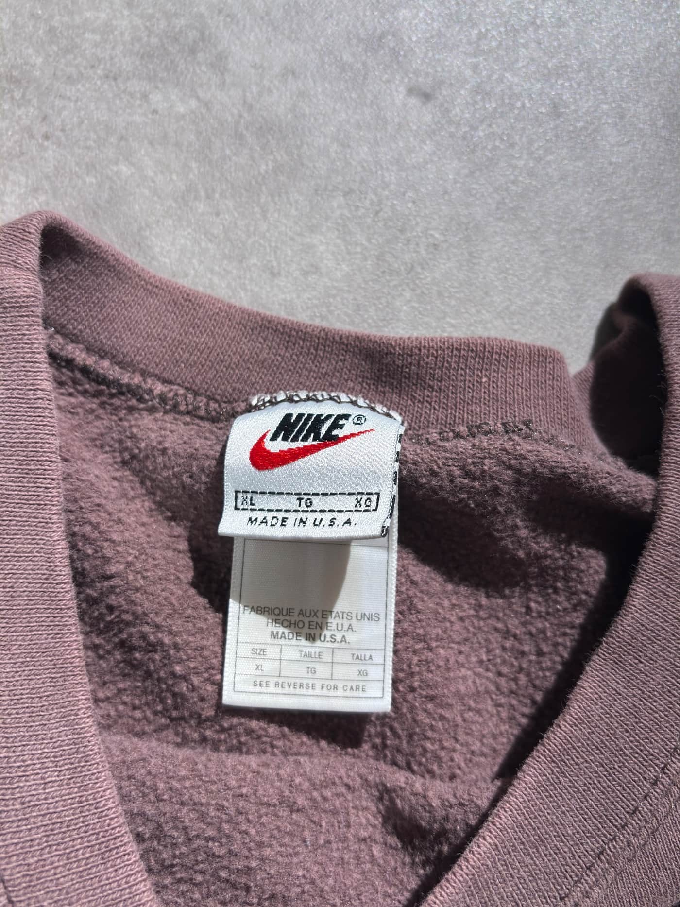 Nike Vintage Nike Swoosh Crewneck 90s Made In Usa - view 5 - Fabricsonder