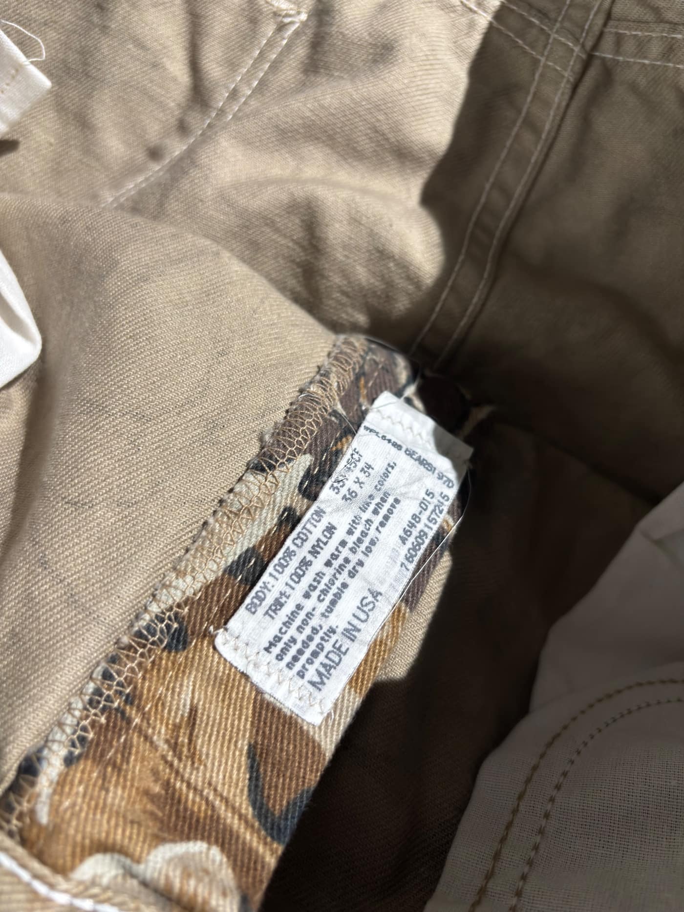 Wrangler Vintage Jungle Print Pants made In USA - view 6 - Fabricsonder