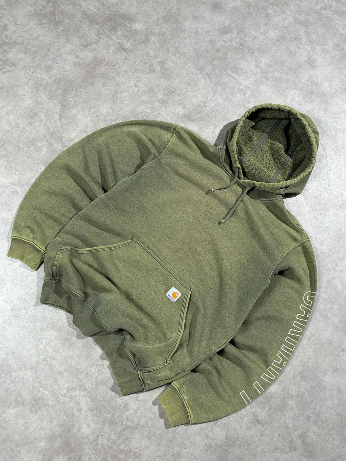 Carhartt Vintage Sunfaded Hoodie - view 3 - Fabricsonder