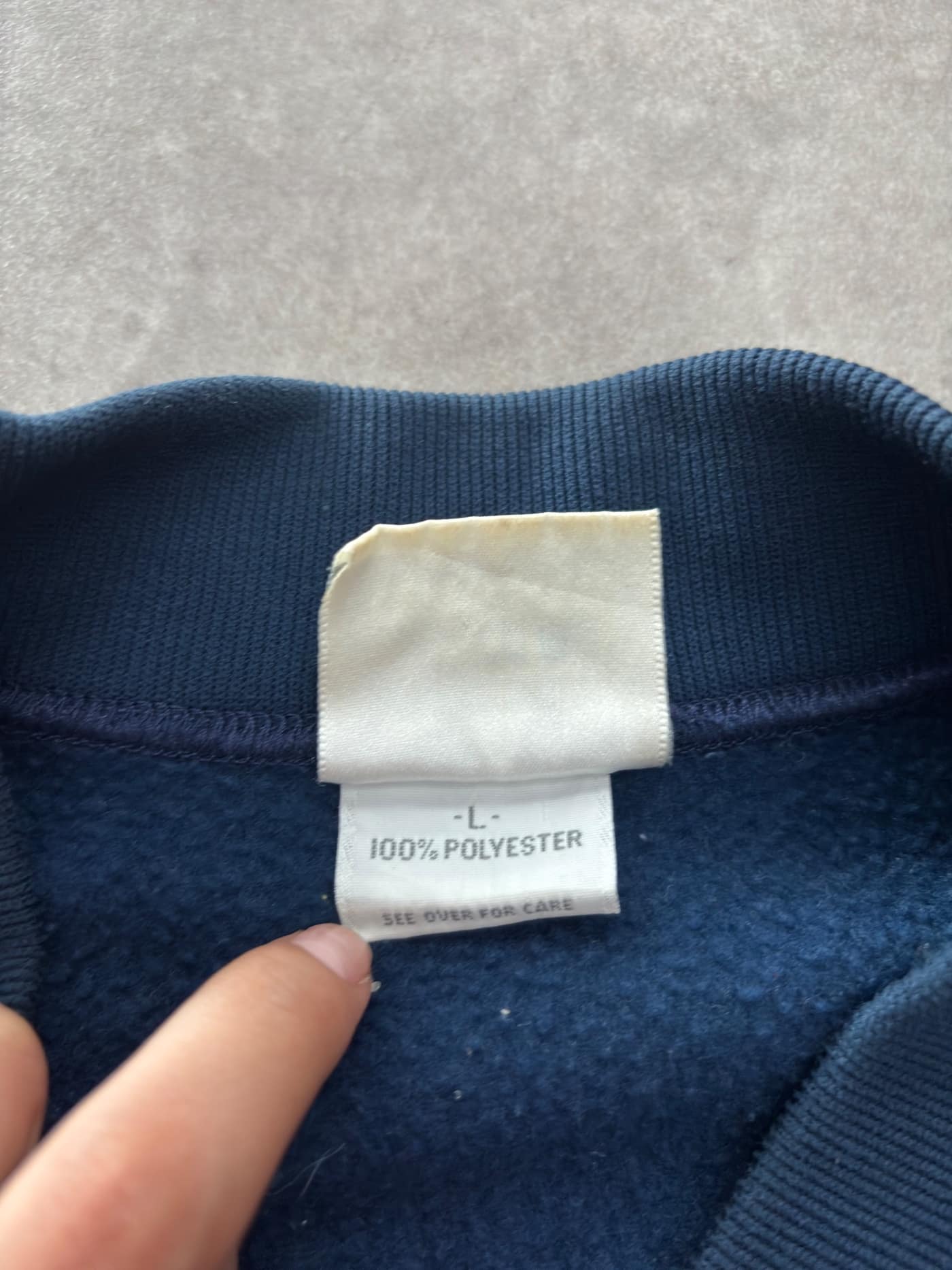 Adidas 80s Zip Up Crewneck Made In USA - view 5 - Fabricsonder