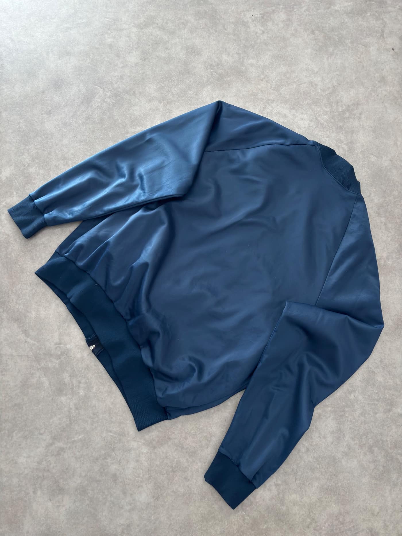 Adidas 80s Zip Up Crewneck Made In USA - view 3 - Fabricsonder