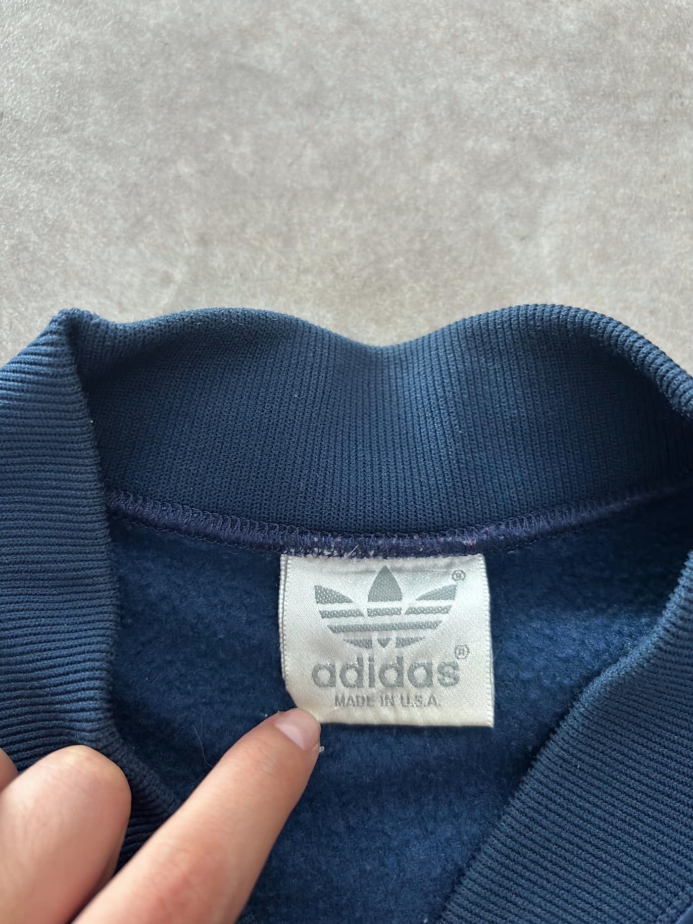 Adidas 80s Zip Up Crewneck Made In USA - foto 4 - Fabricsonder