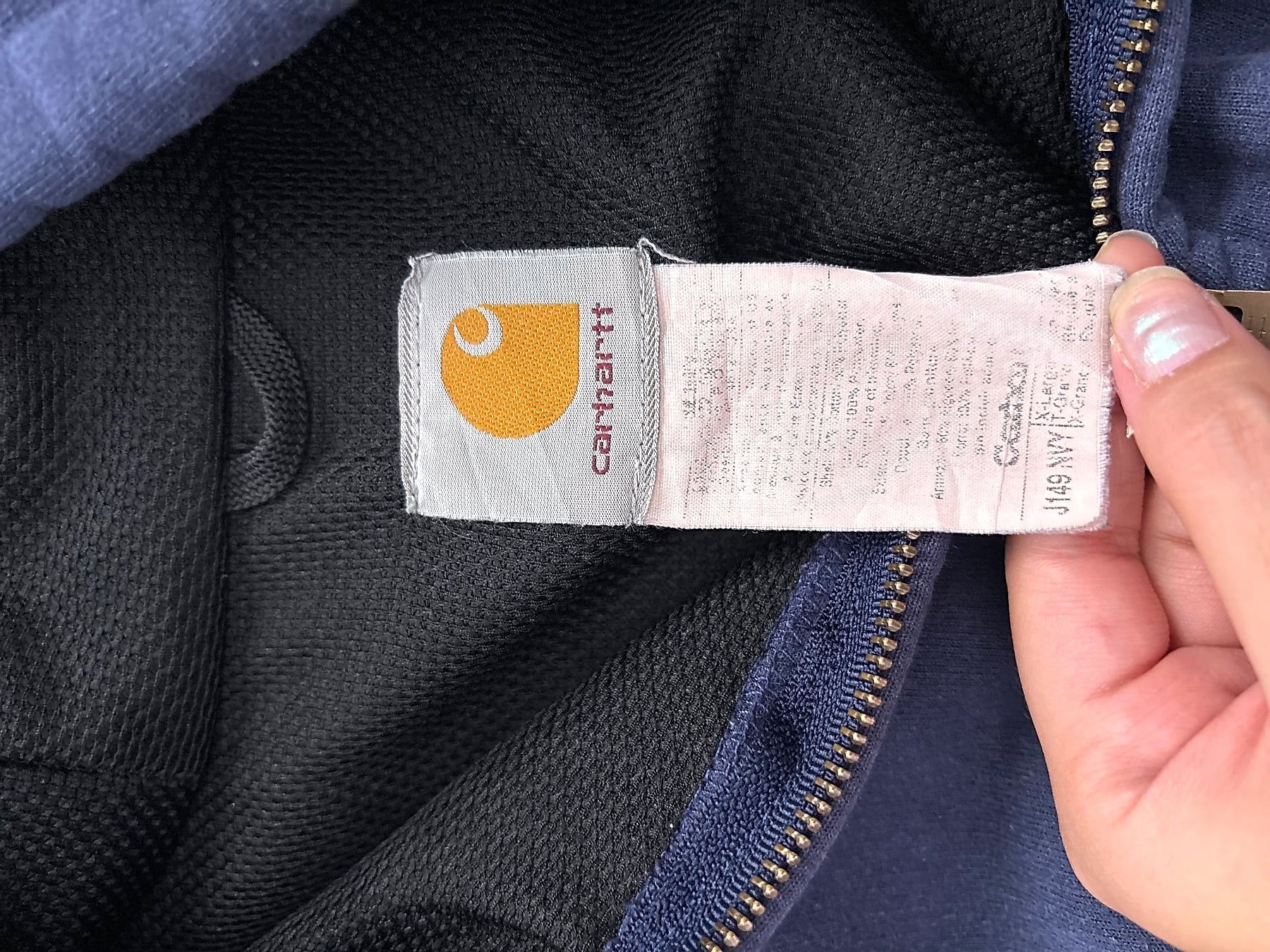 Carhartt Vintage Heavyweight Zip Up Hoodie - view 3 - Fabricsonder