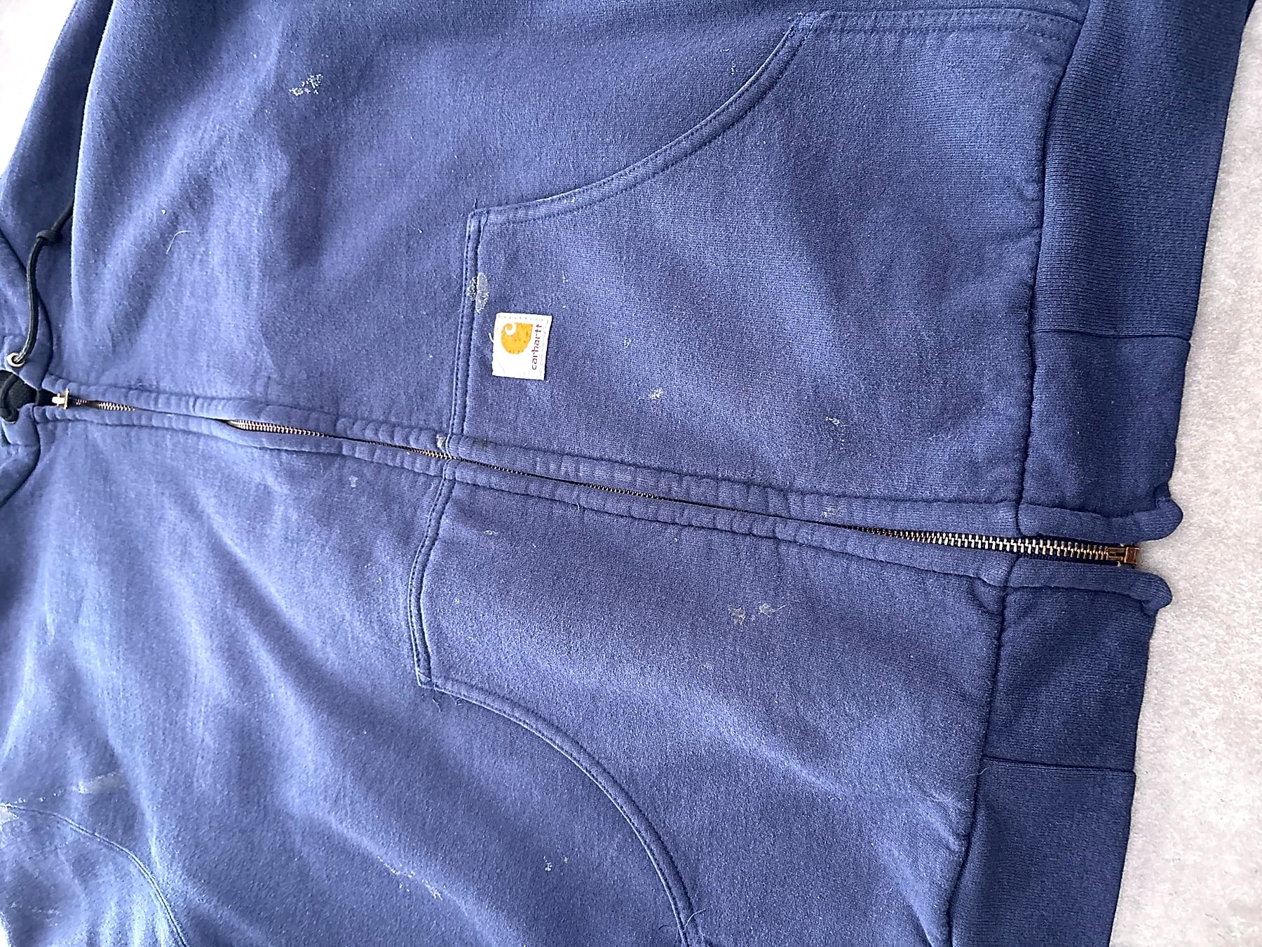 Carhartt Vintage Heavyweight Zip Up Hoodie - view 4 - Fabricsonder
