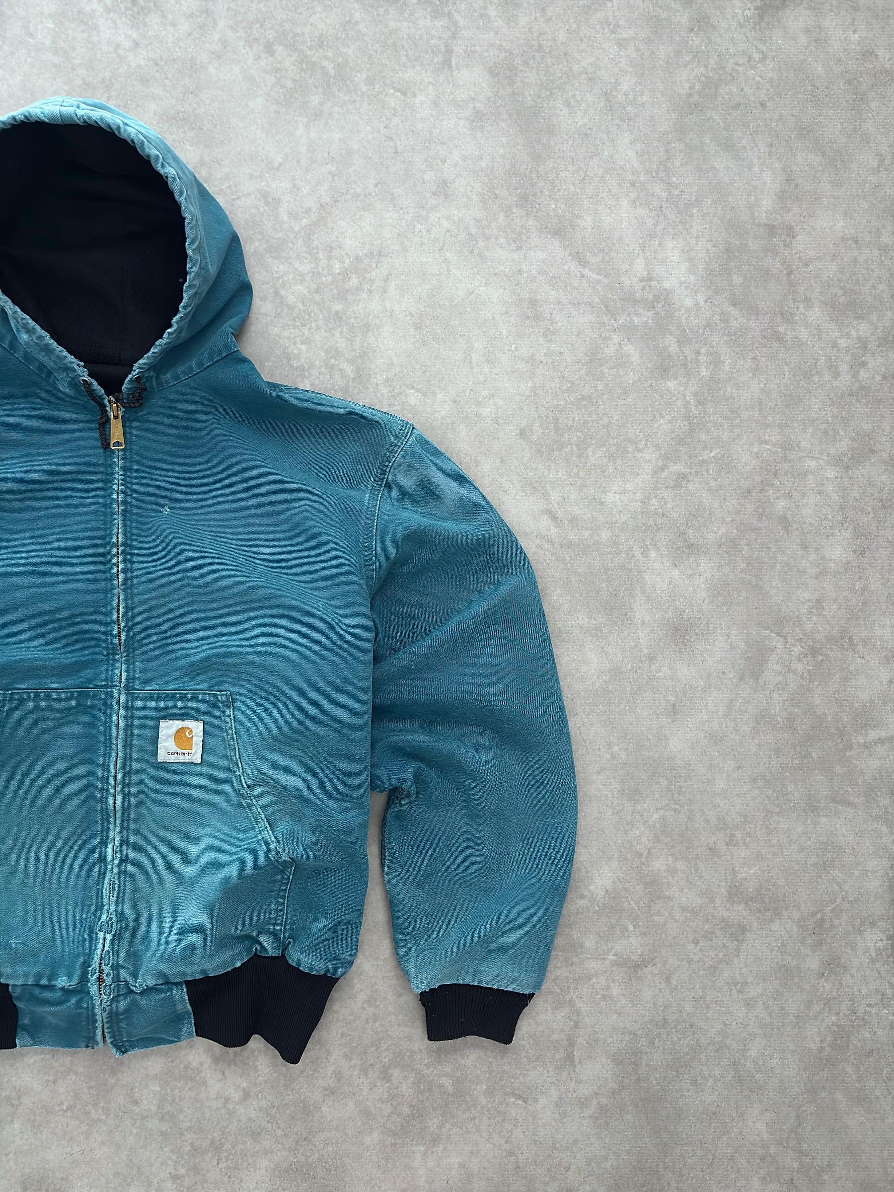 Carhartt Vintage Active Jacket Sunfaded Made In Usa - view 2 - Fabricsonder