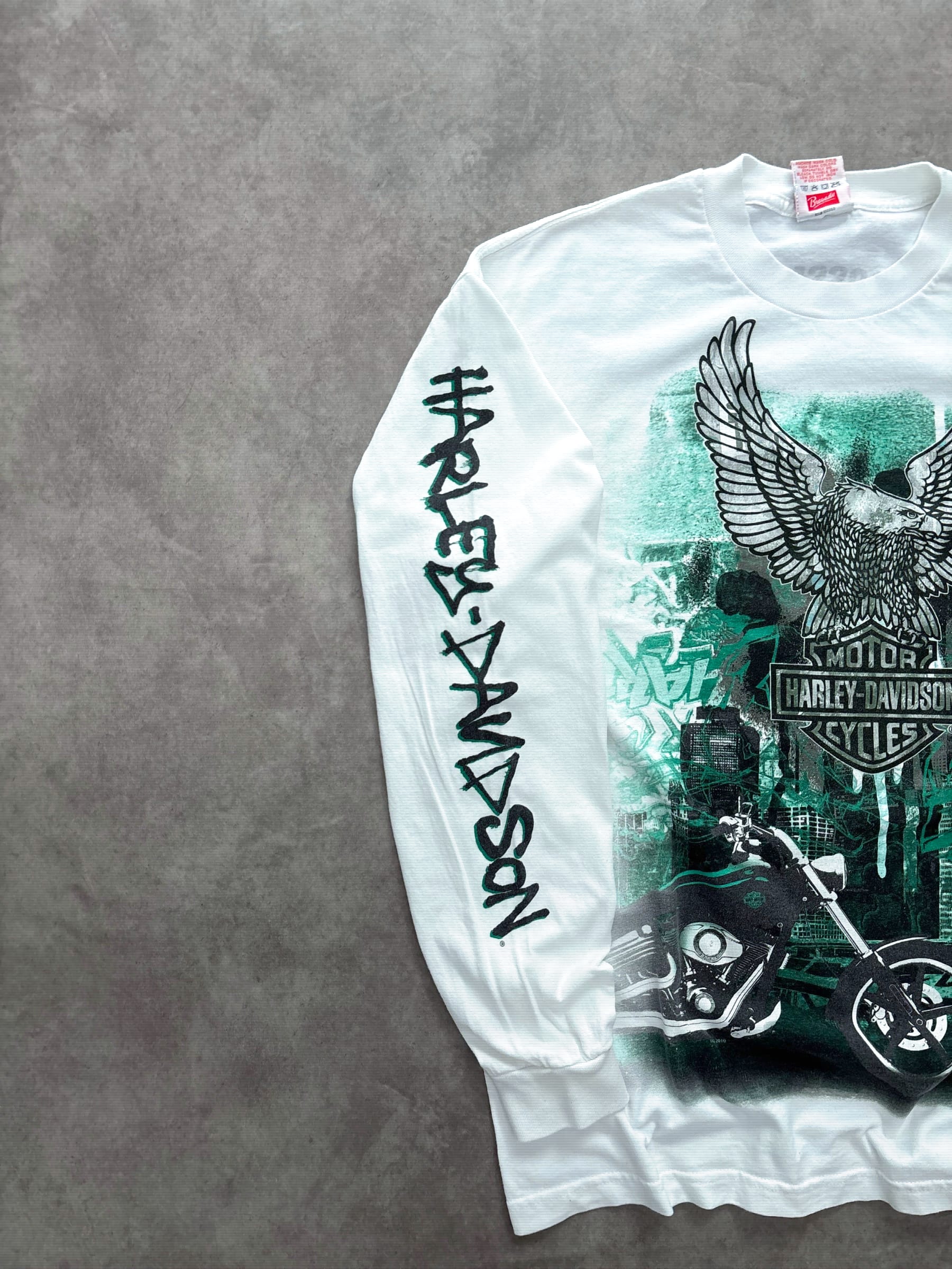 Harley Davidson Vintage Longsleeve - view 2 - Fabricsonder