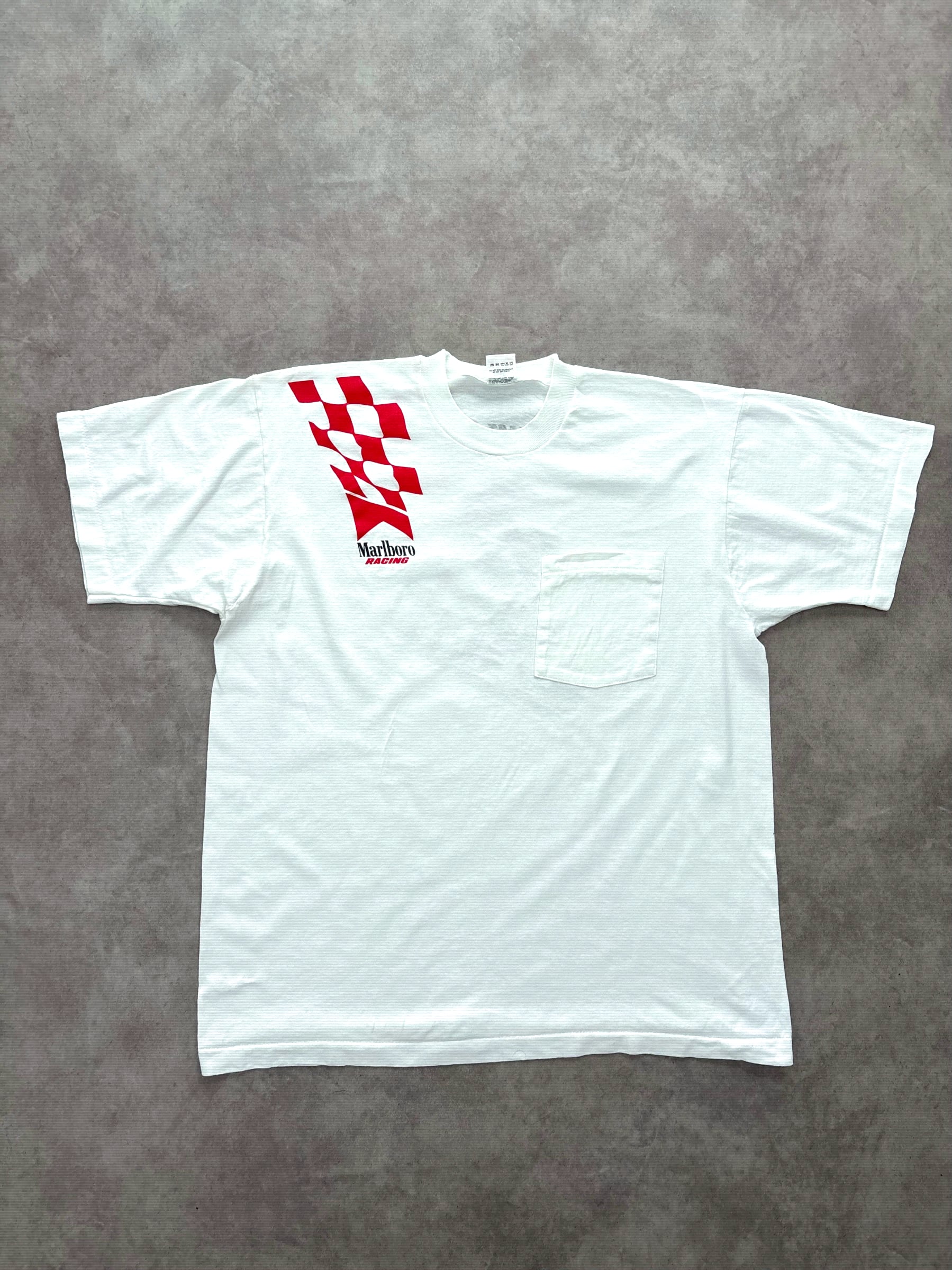 Marlboro 1990s vintage Racing Team Pocket T Shirt - XL - Fabricsonder