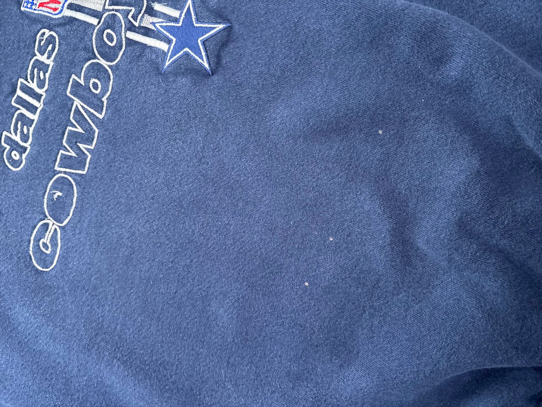 Felpa girocollo Logo Athletic Cowboys vintage, foto 9