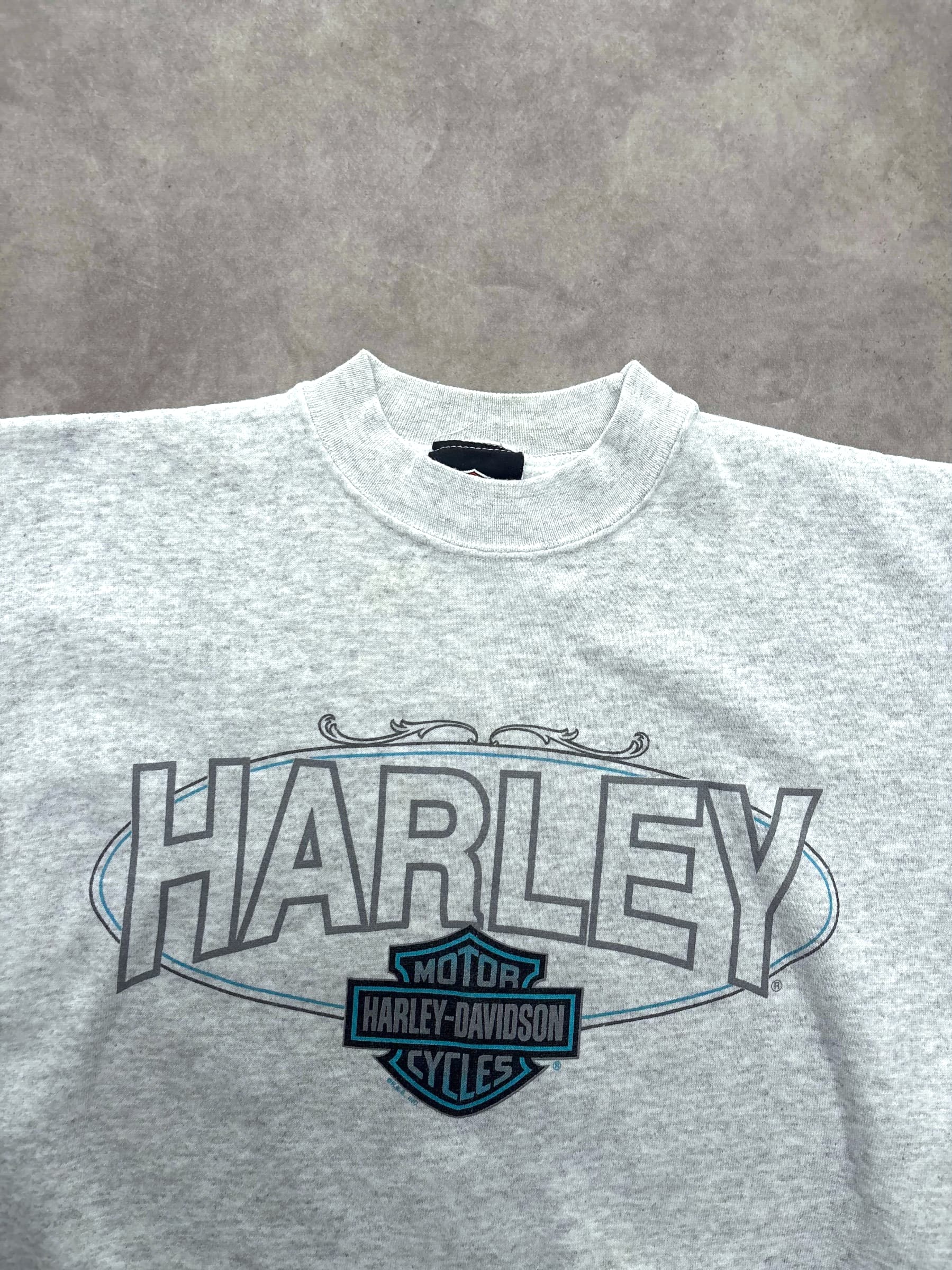 Felpa girocollo Harley Davidson vintage, foto 10