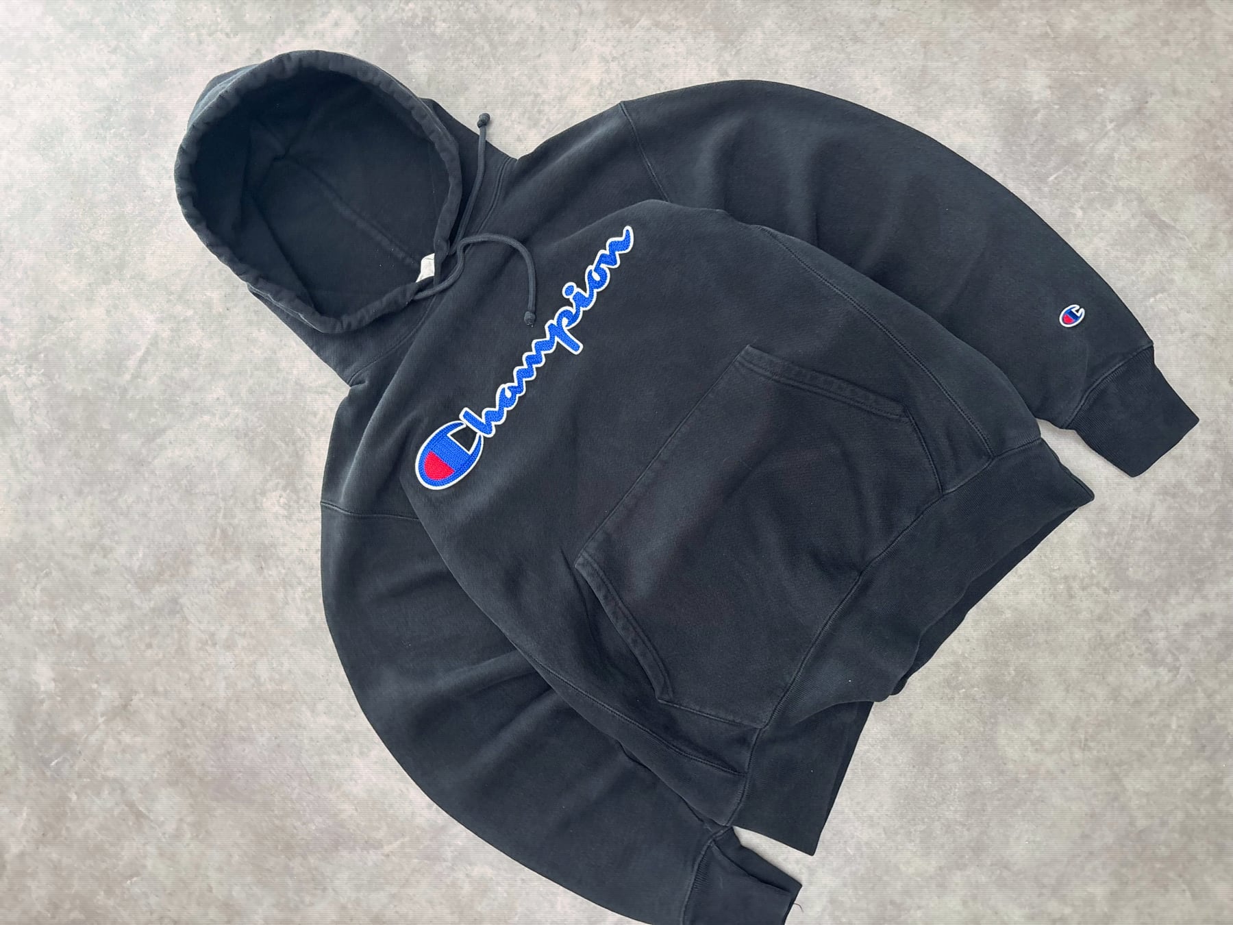 Felpa con cappuccio Champion Reverse Weave Heavy Cotton vintage, foto 3