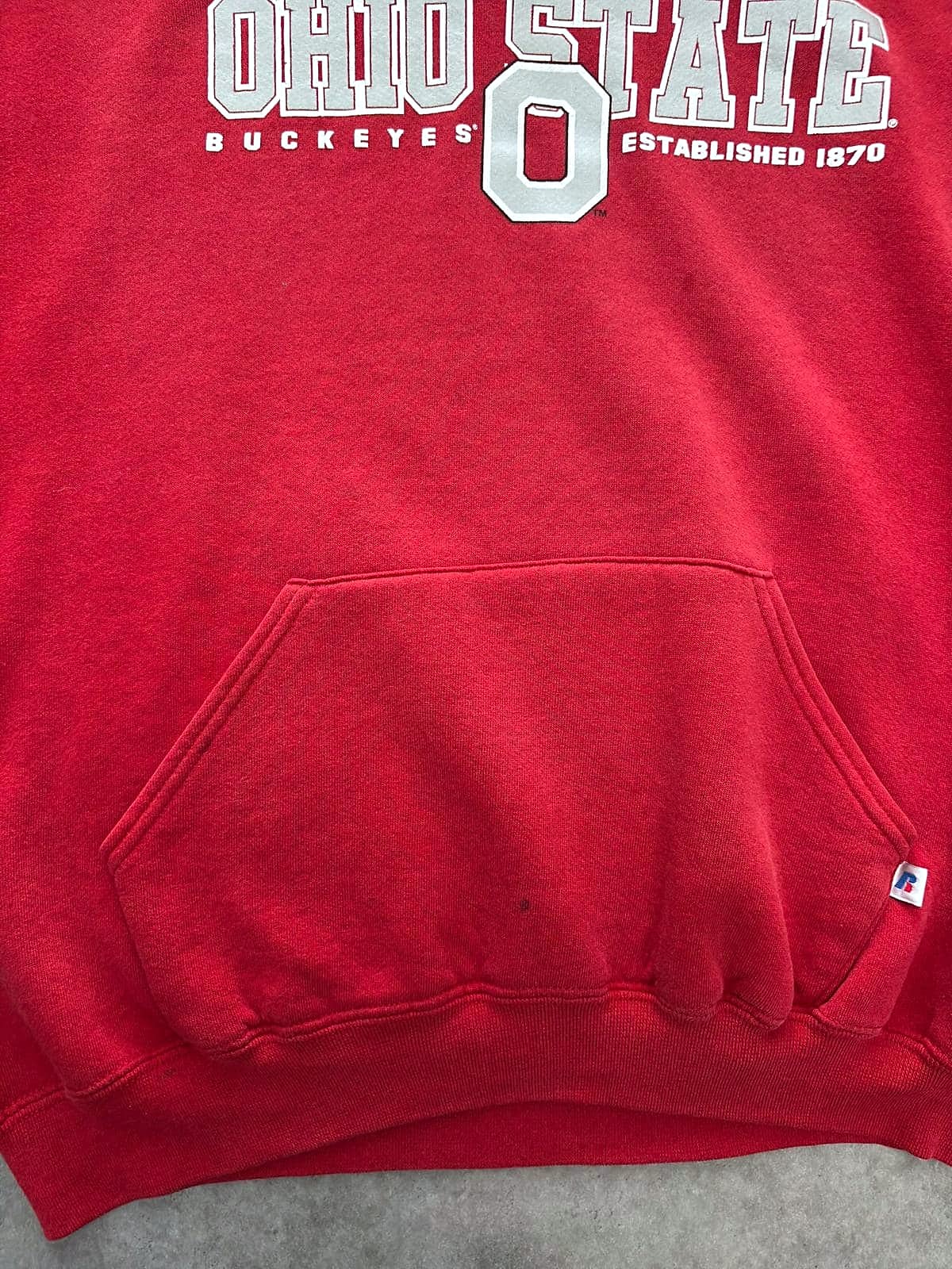 Russell Athletic Vintage Hoodie Ohio State Boxy fit - view 8 - Fabricsonder