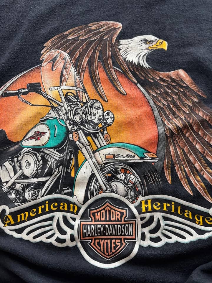 Harley Davidson Vintage T Shirt Single Stitch - view 4 - Fabricsonder