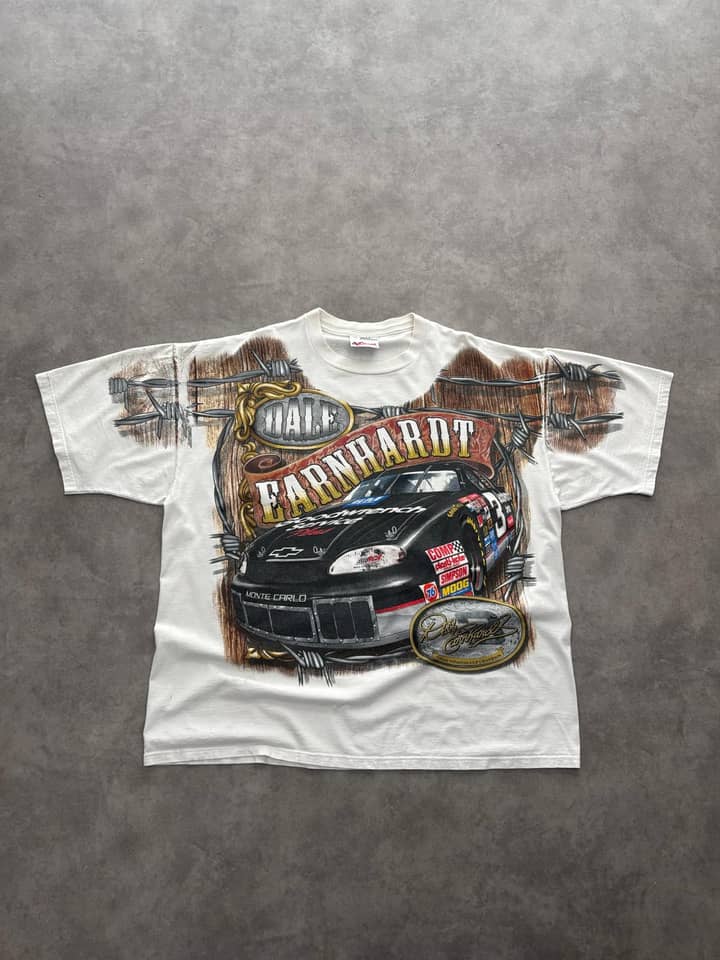 Chase Authentics Vintage Chase Authentics Nascar T Shirt Full Print XL - Good - Fabricsonder