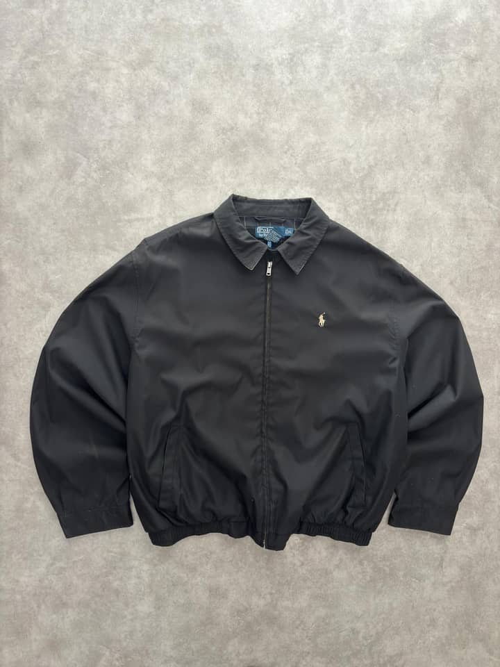 Ralph Lauren Vintage Ralph Lauren Harrington Jacket Black Size XL - Excellent - XL - Fabricsonder