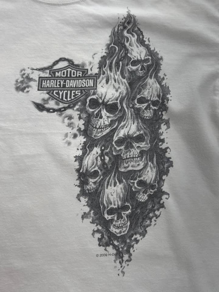 Harley Davidson Vintage Harley Davidson Longsleeve T-Shirt Made In USA - view 6 - Fabricsonder