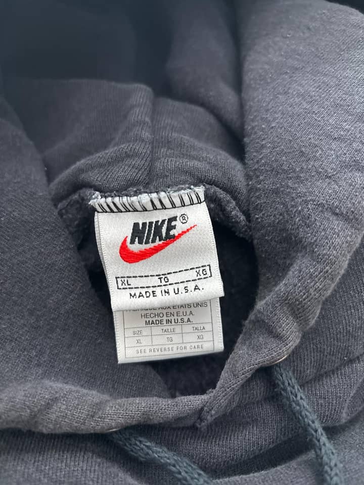 Nike Vintage Nike Hoodie 90s Made In USA XL - view 4 - Fabricsonder