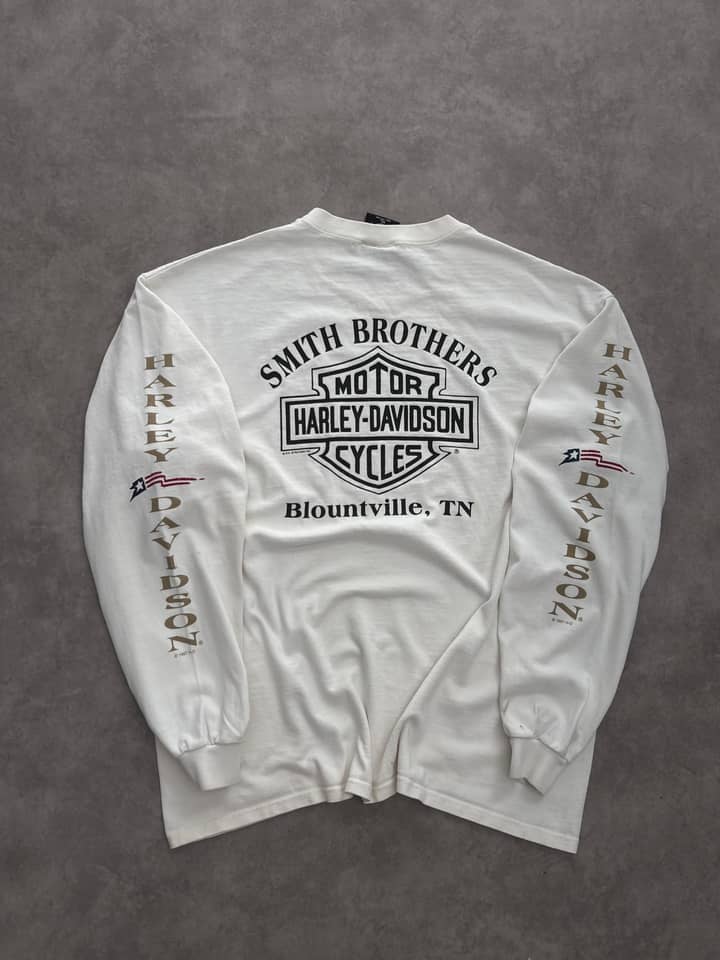 Harley Davidson Vintage Harley Davidson Longsleeve T-shirt - view 4 - Fabricsonder