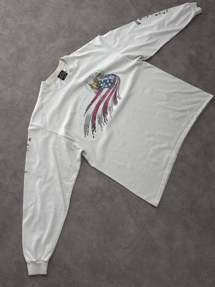 Harley Davidson Vintage Harley Davidson Longsleeve T-shirt - view 6 - Fabricsonder
